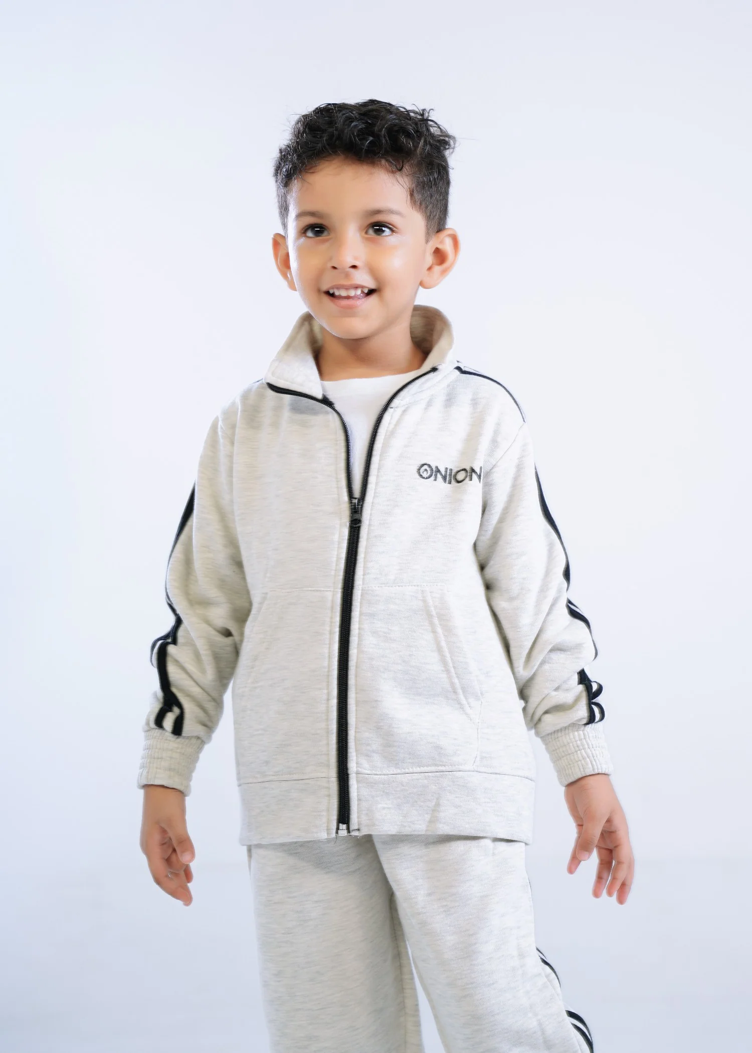 fleece Tracksuit in Grey - view 8