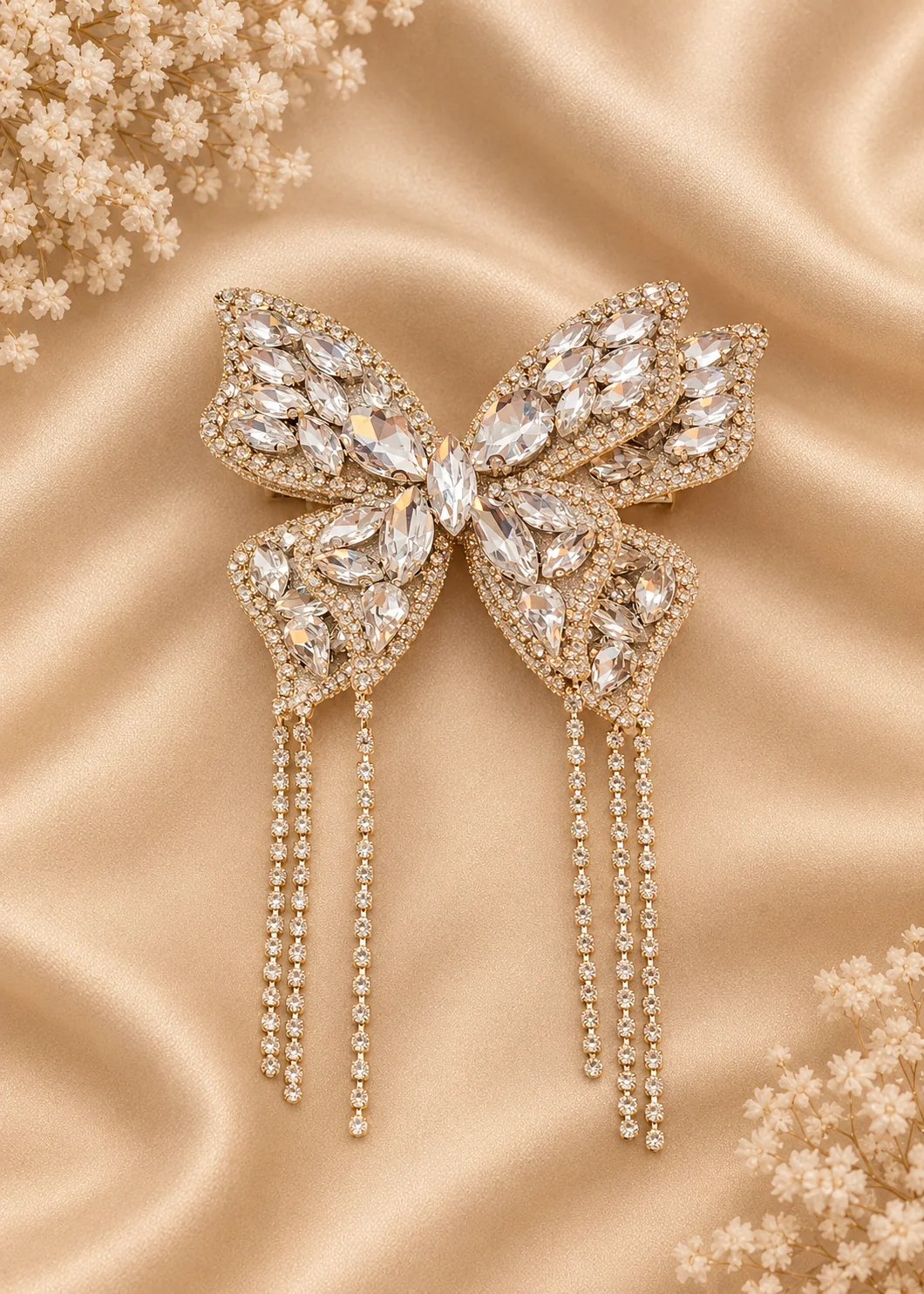 Hair Bow in Ivory Color by - Trendy Women Hair Bow LCF6814