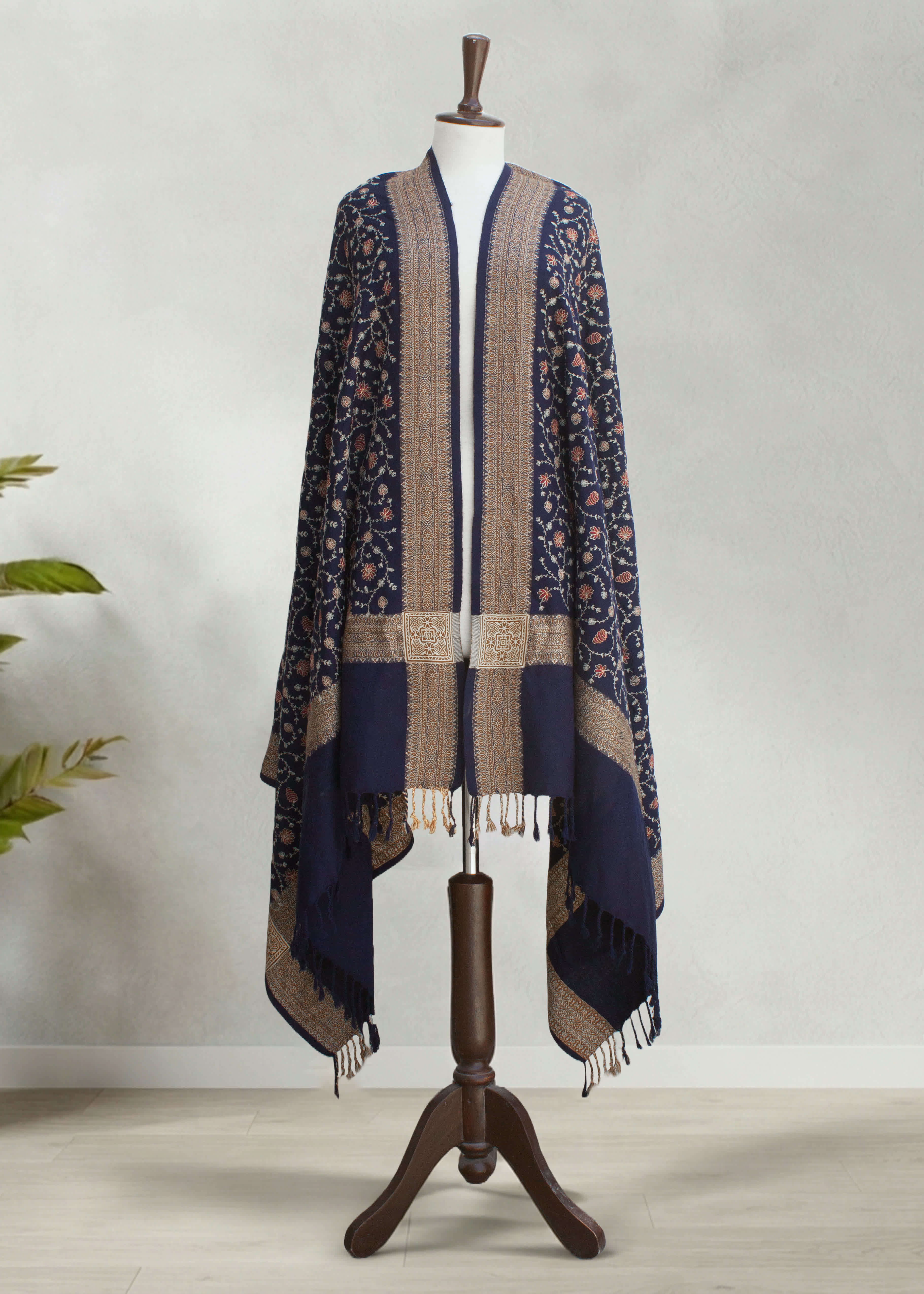 Shawl in Navy blue Color by - Trendy Women Shawl LDC9500