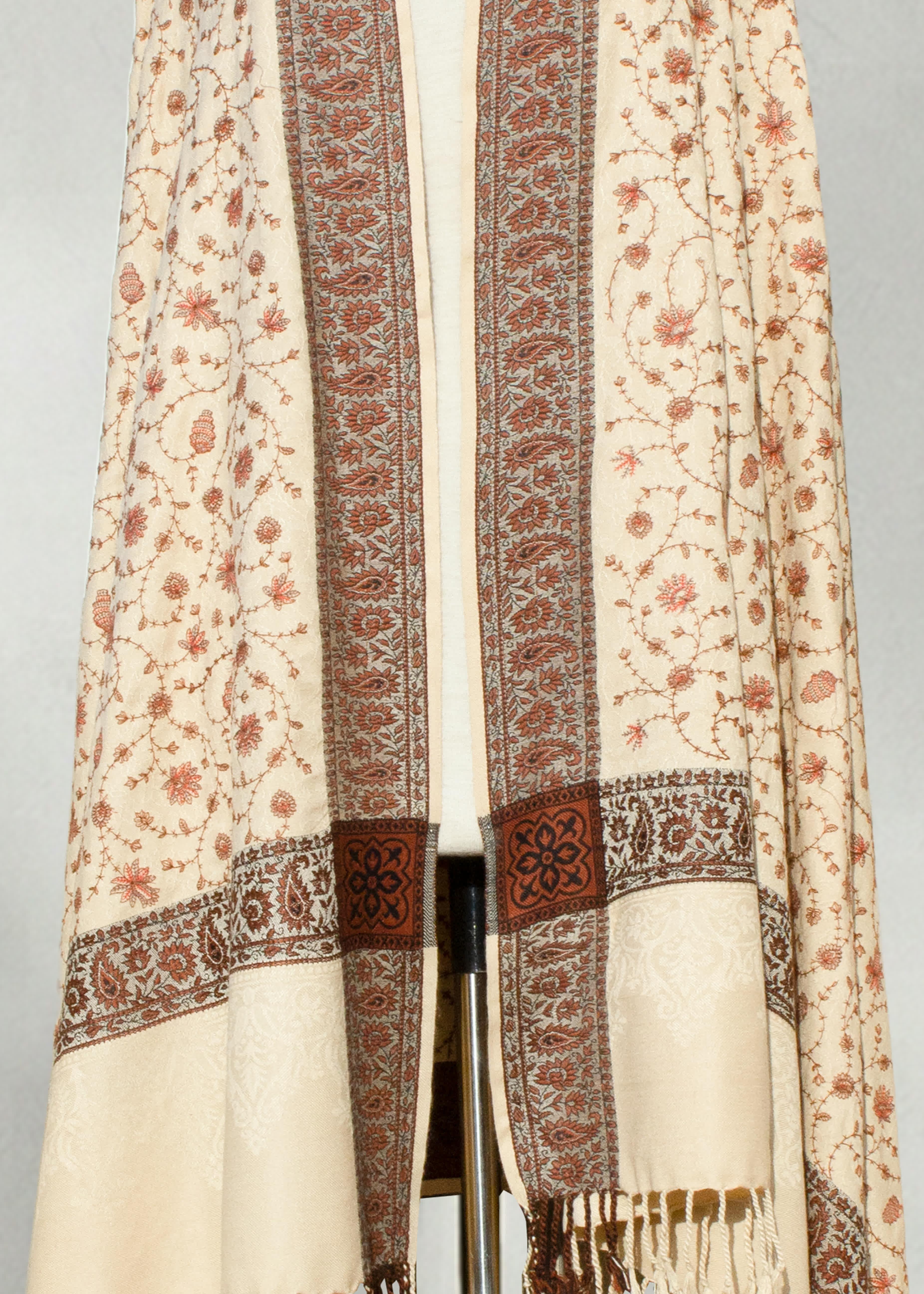Shawl in Cream Color by - Trendy Women Shawl STZ4216 - view 3