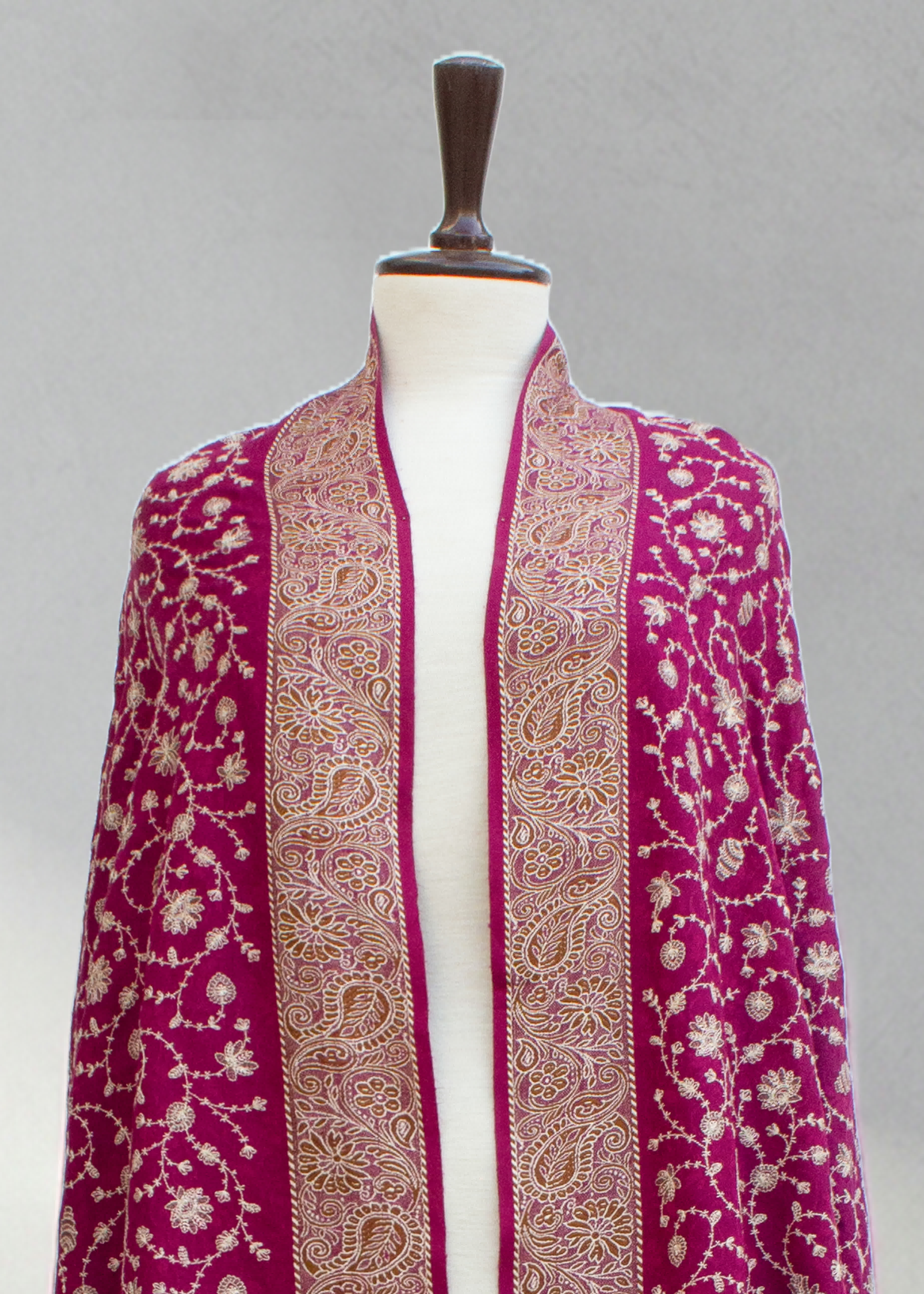 Shawl in Red violet Color by - Trendy Women Shawl IVO7111 - view 2