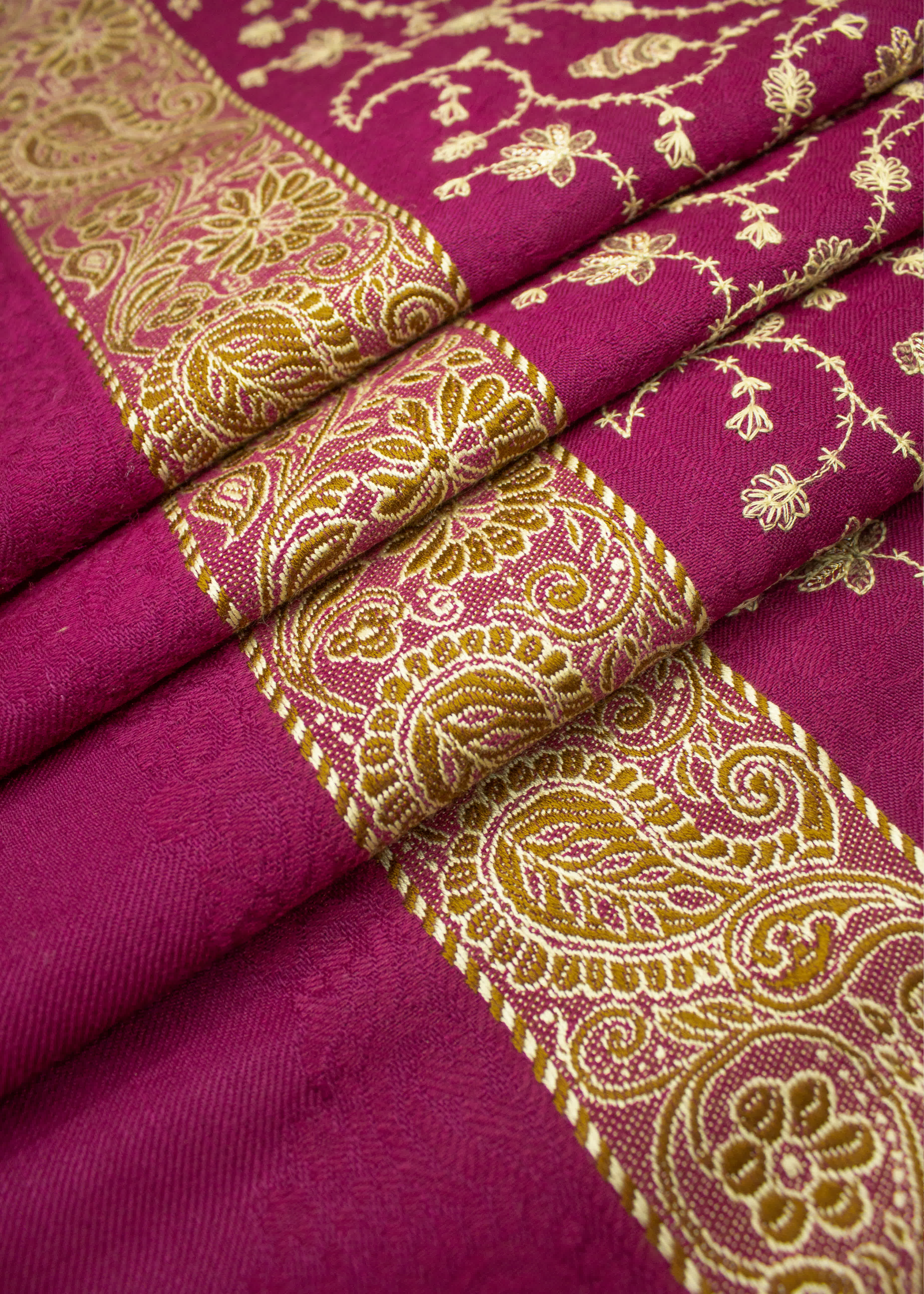 Shawl in Red violet Color by - Trendy Women Shawl IVO7111 - view 4
