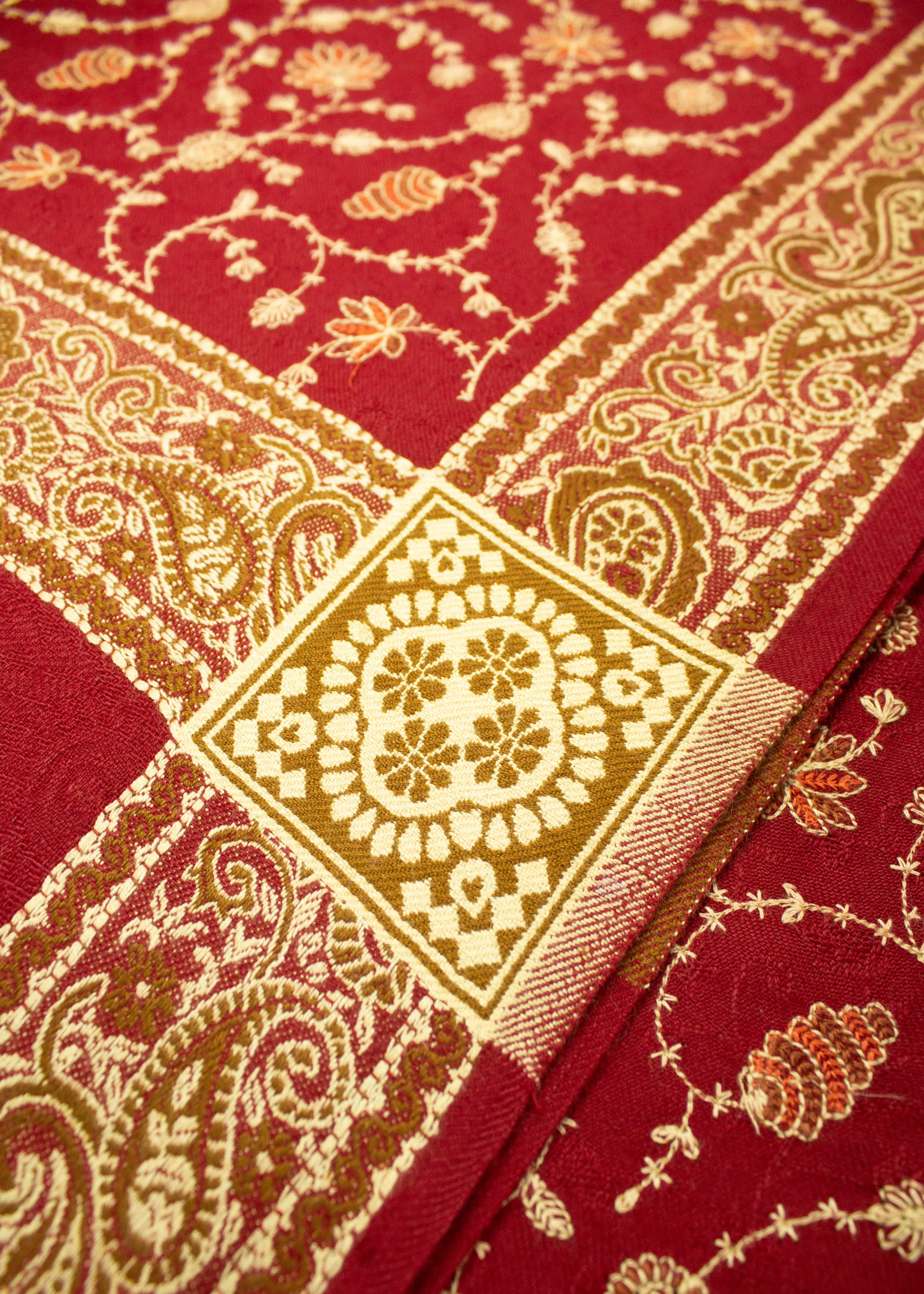 Shawl in Red Color by - Trendy Women Shawl WGQ4271 - view 4