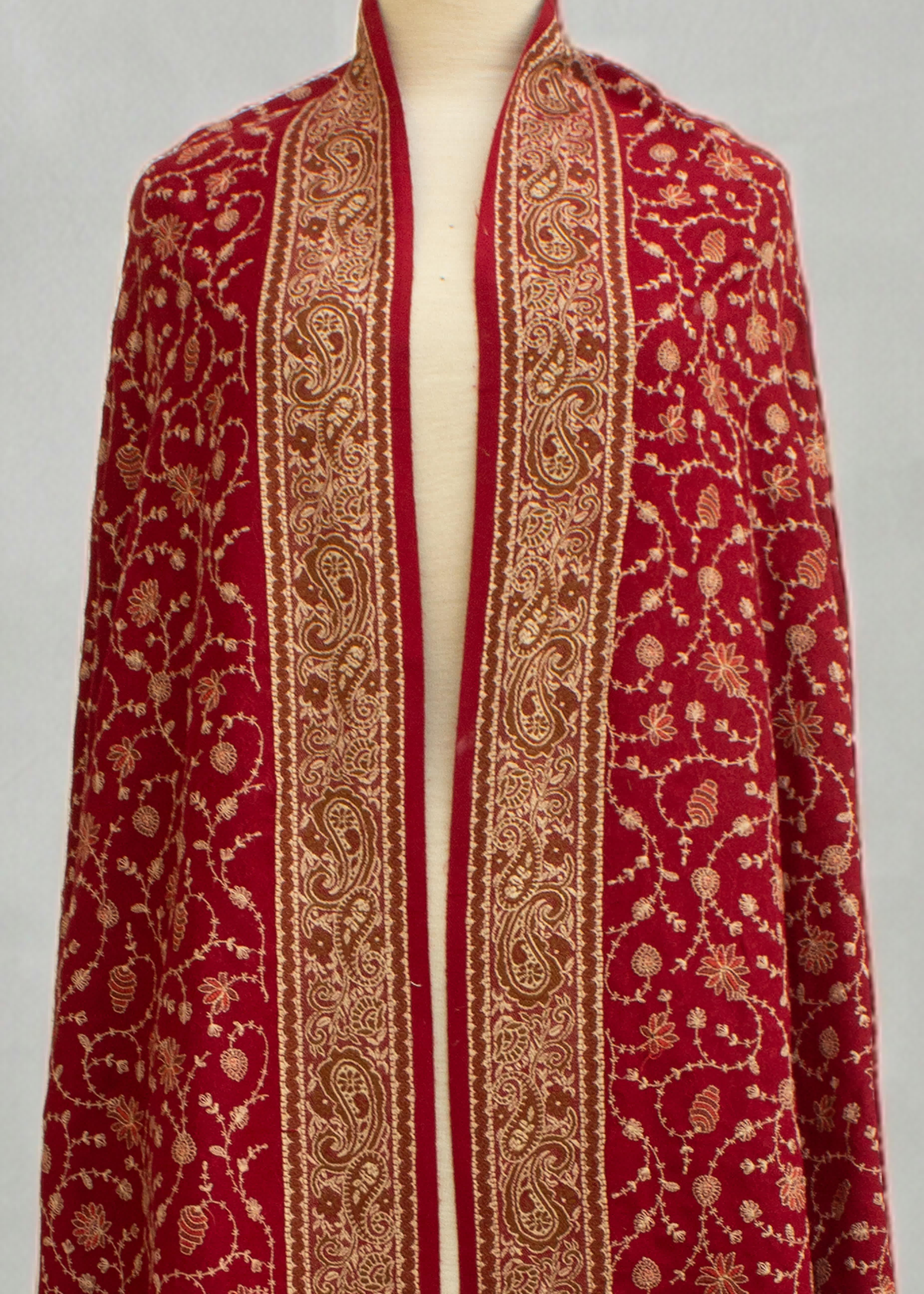 Shawl in Red Color by - Trendy Women Shawl WGQ4271 - view 3