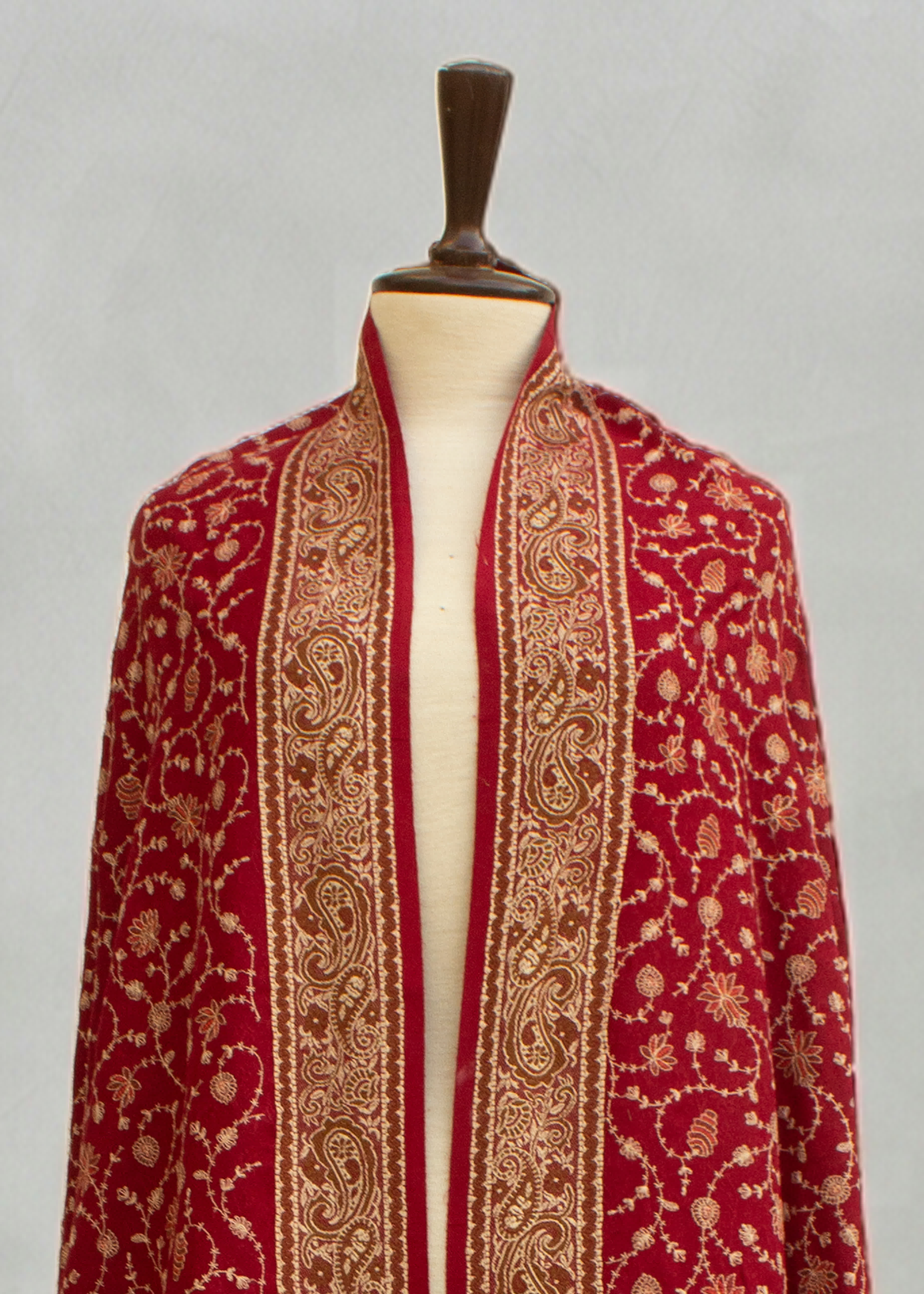 Shawl in Red Color by - Trendy Women Shawl WGQ4271 - view 2