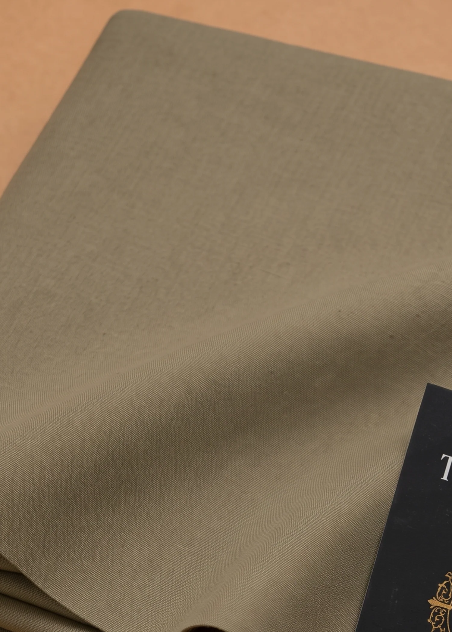 wash & wear Unstitched in Khaki brown - view 3