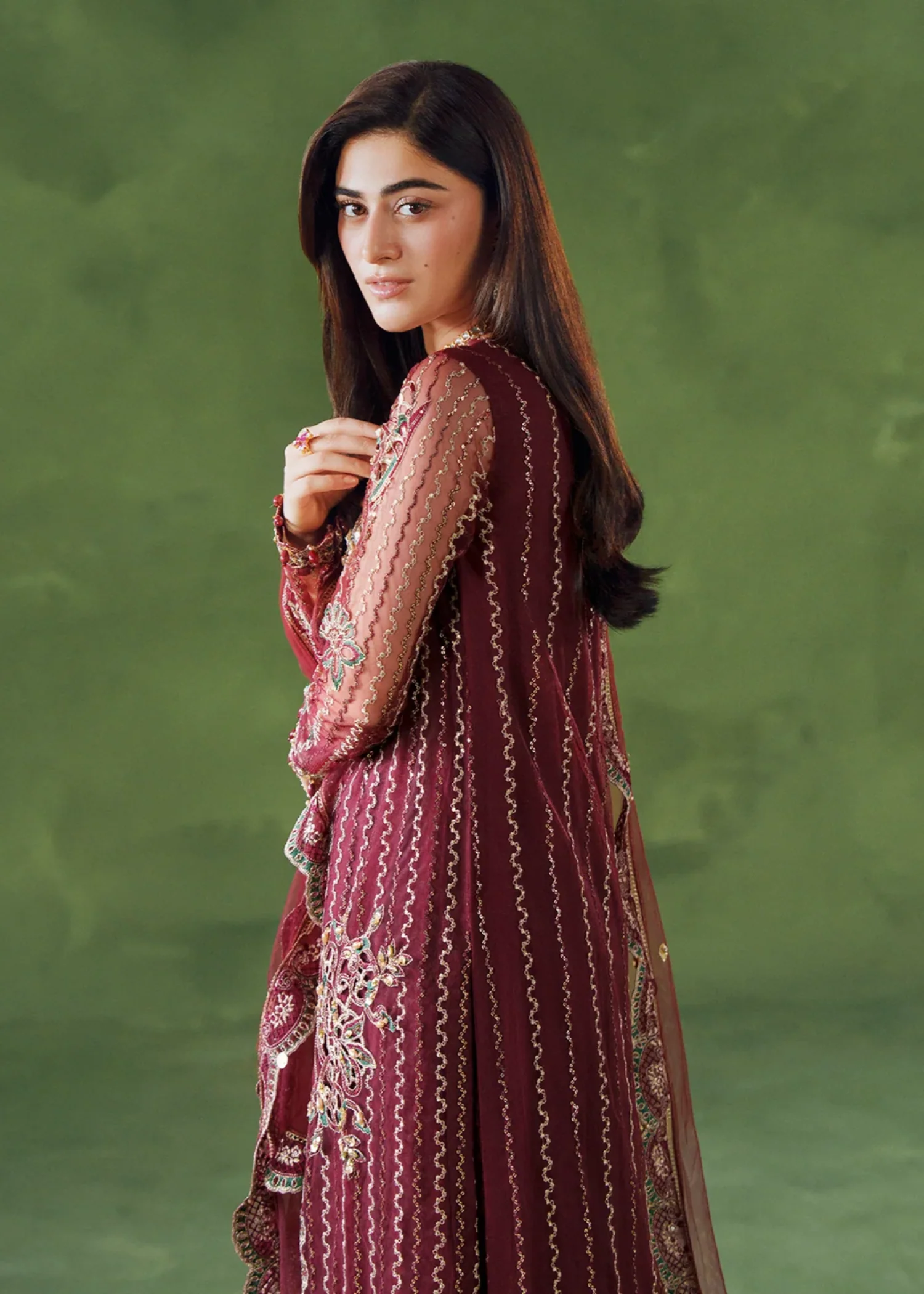 viscose Sharara in Purple - view 6