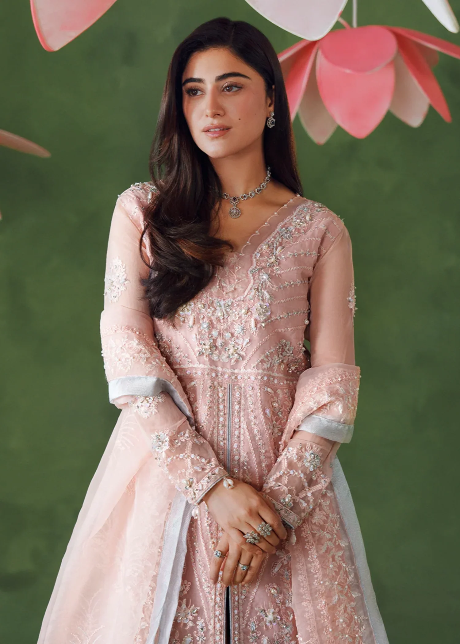 viscose Sharara in Pink - view 3
