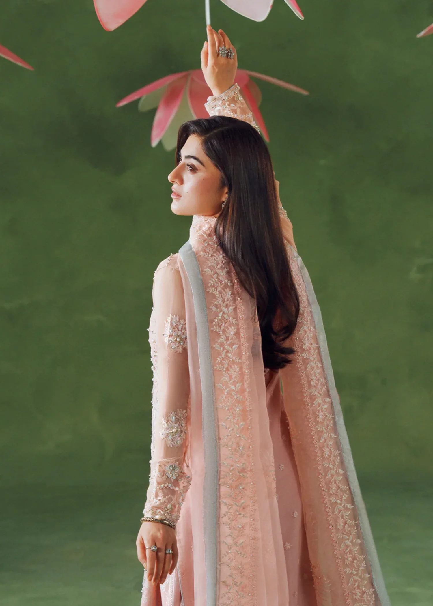 viscose Sharara in Pink - view 7