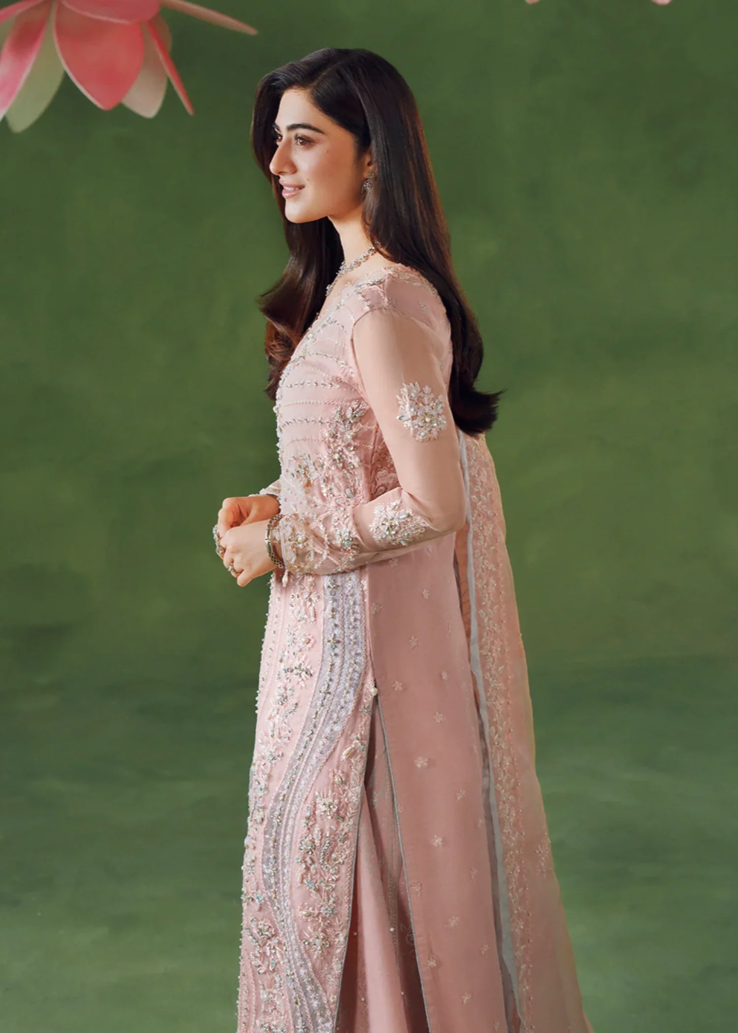 viscose Sharara in Pink - view 6