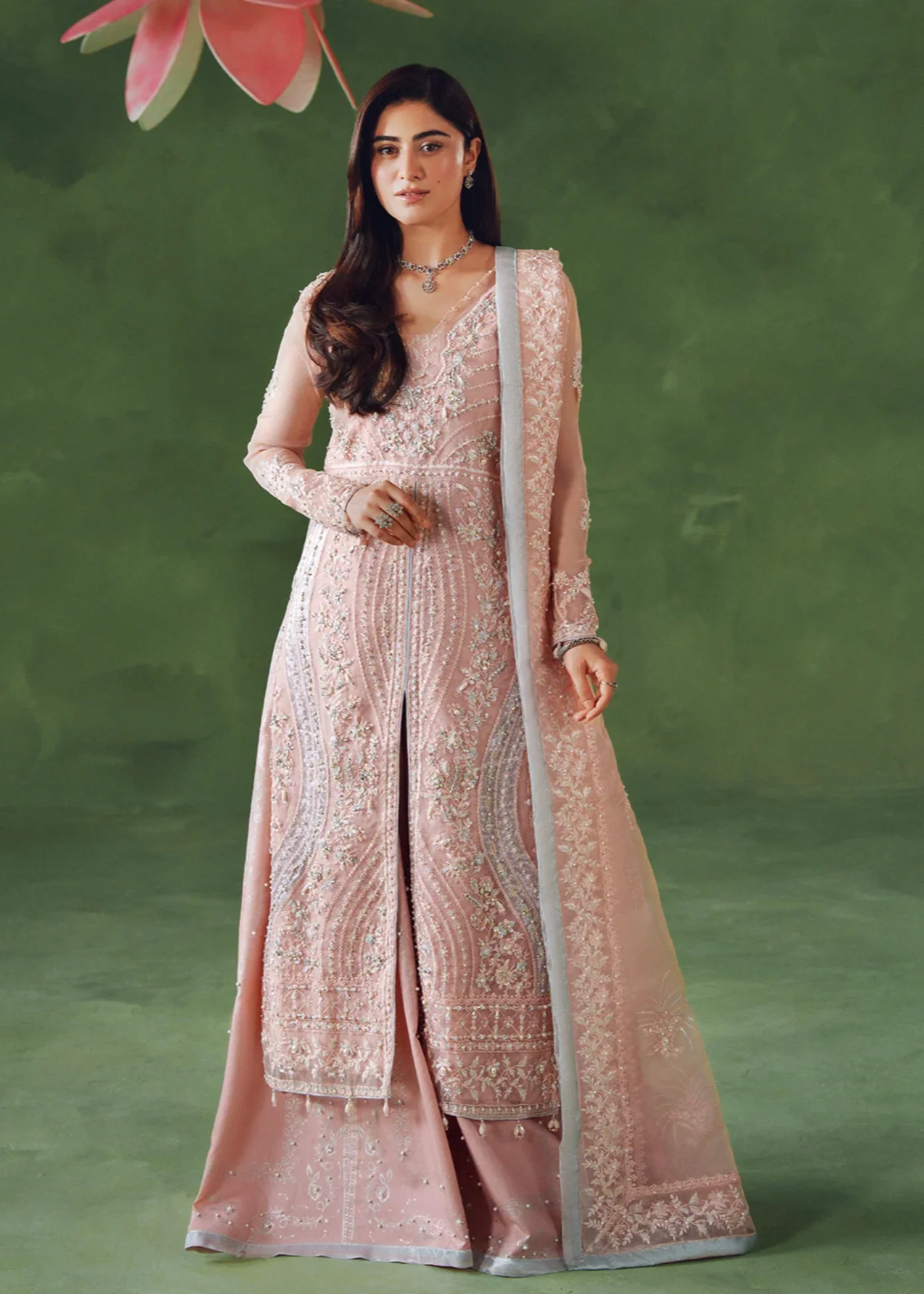 viscose Sharara in Pink