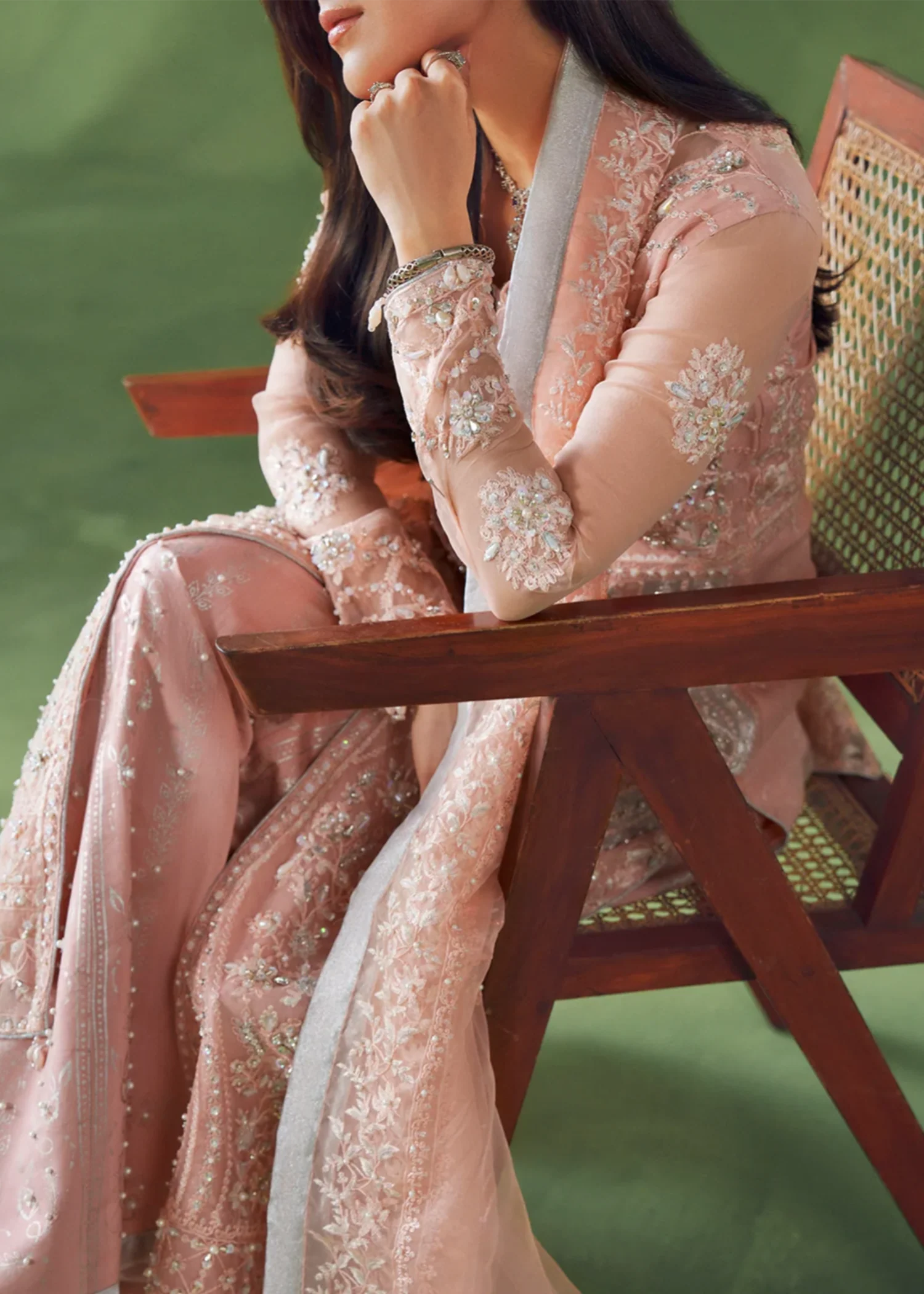 viscose Sharara in Pink - view 4