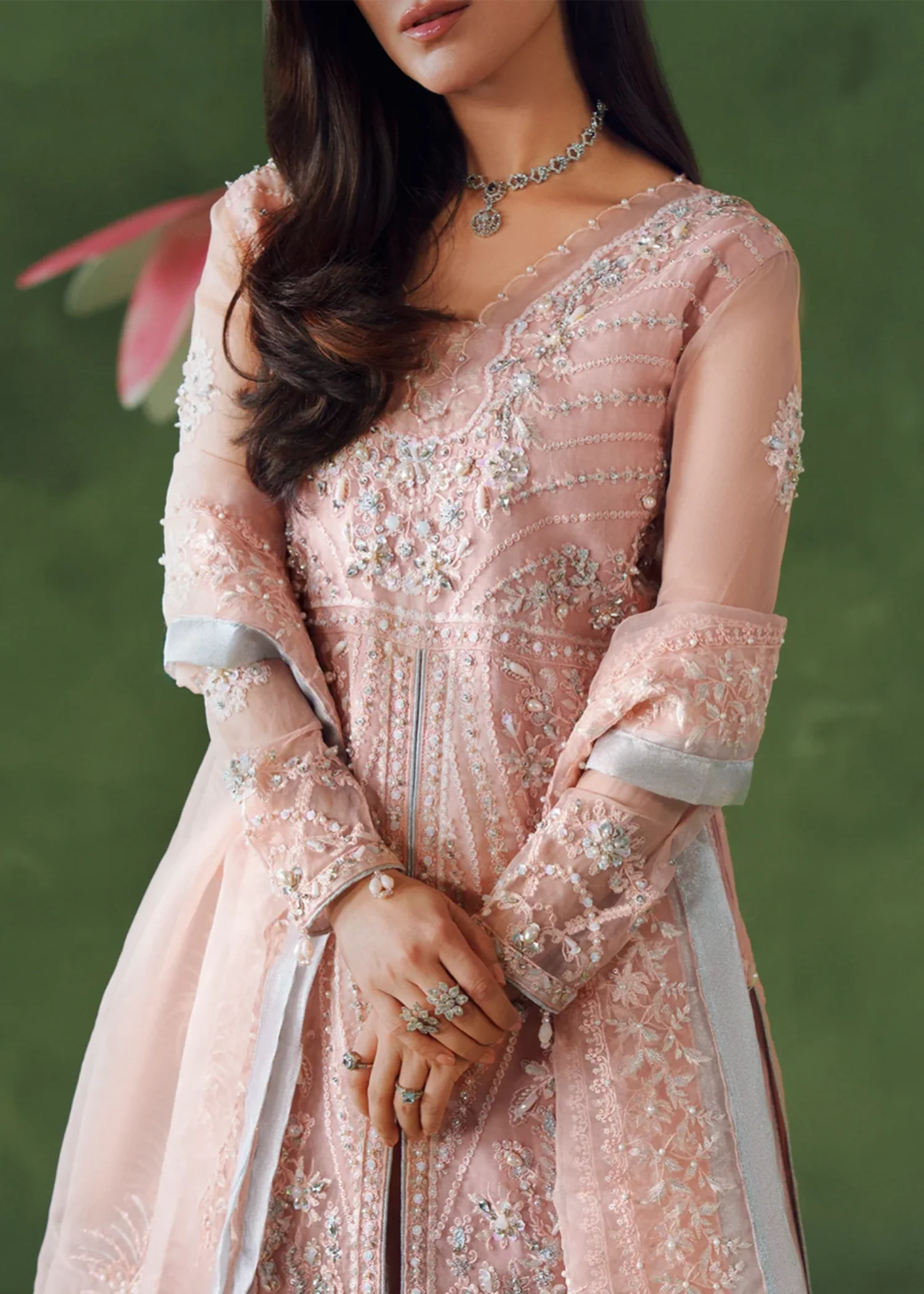 viscose Sharara in Pink - view 8