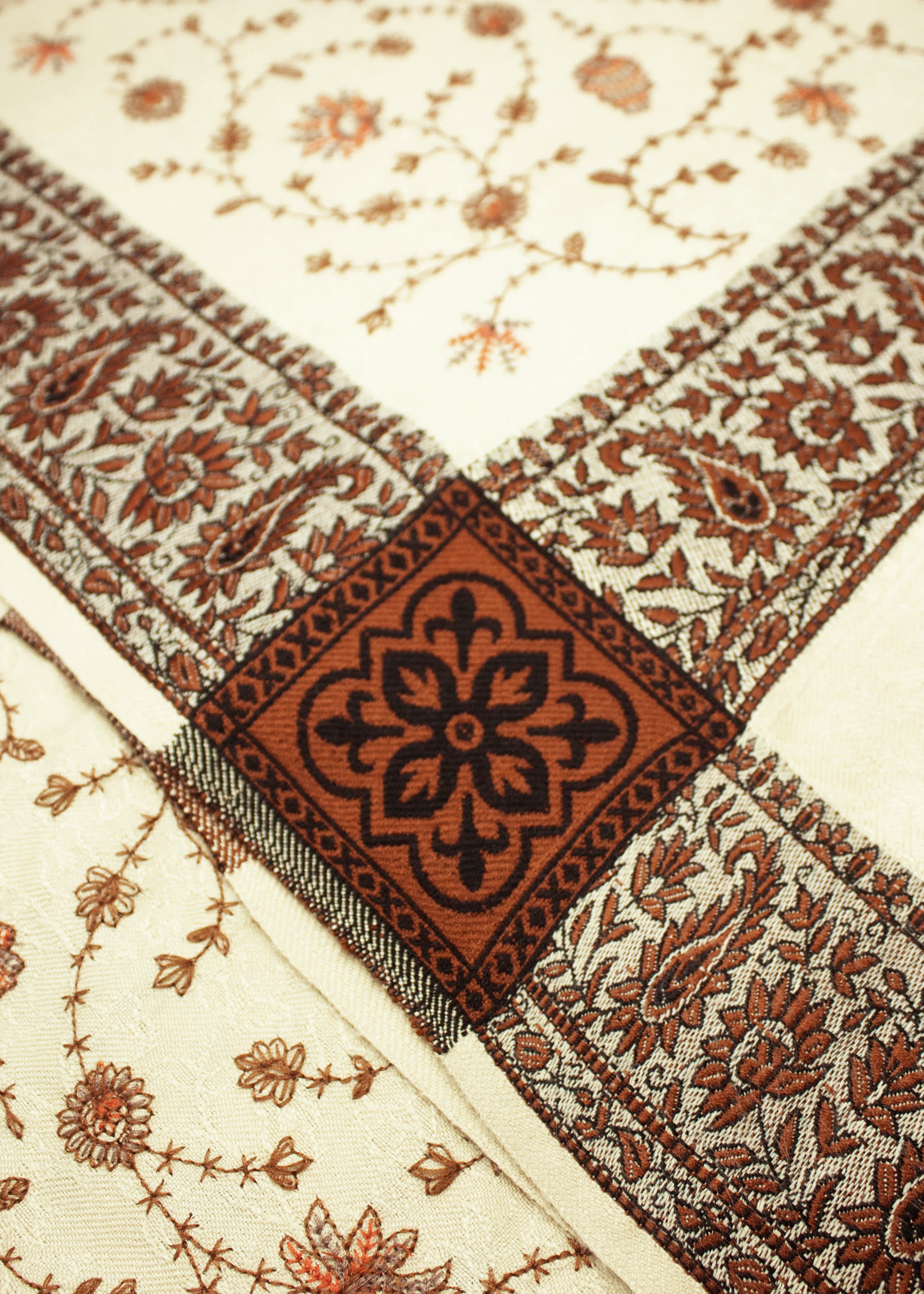 Shawl in Cream Color by - Trendy Women Shawl STZ4216 - view 4