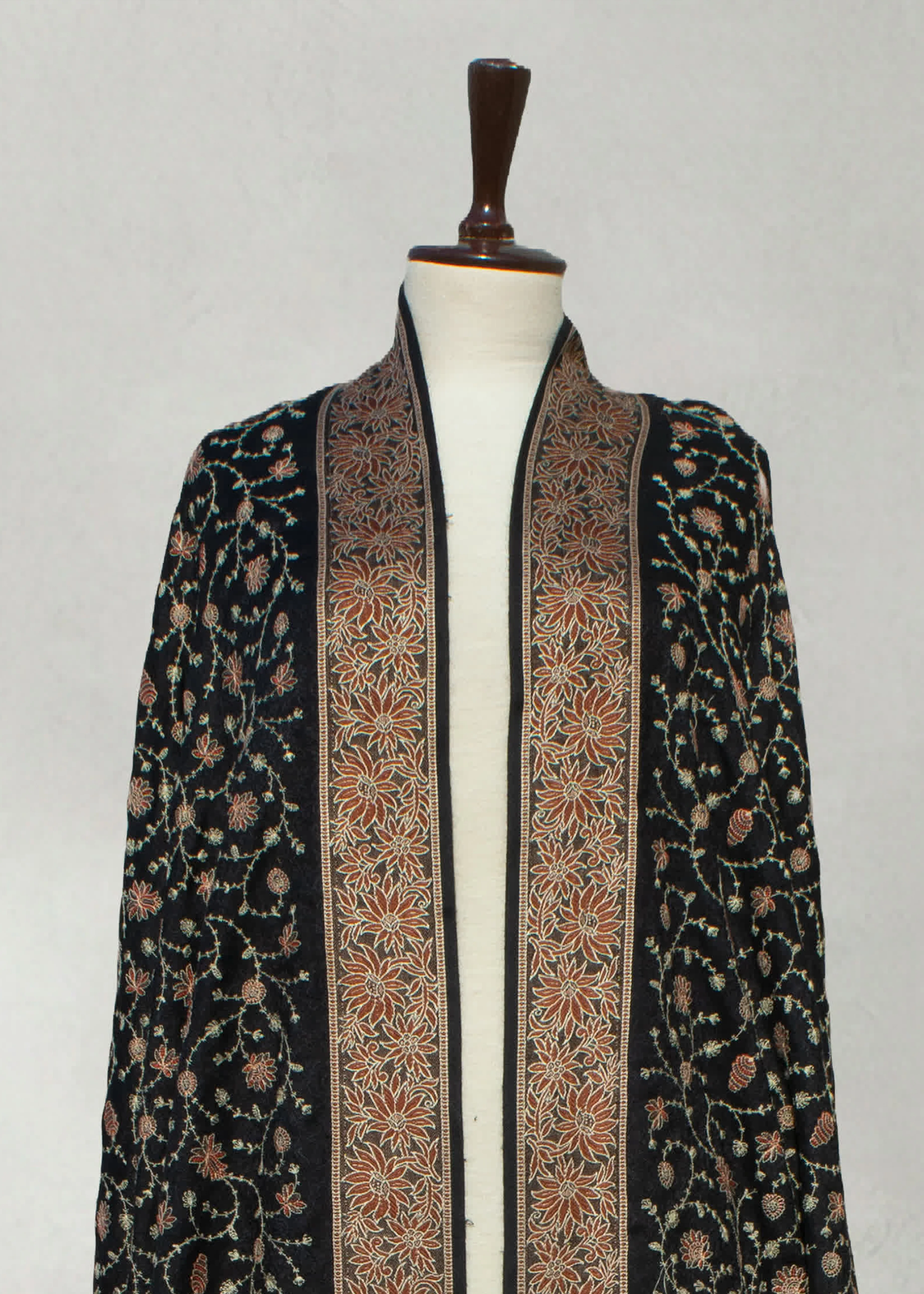 Shawl in Black Color by - Trendy Women Shawl BDN1573 - view 2