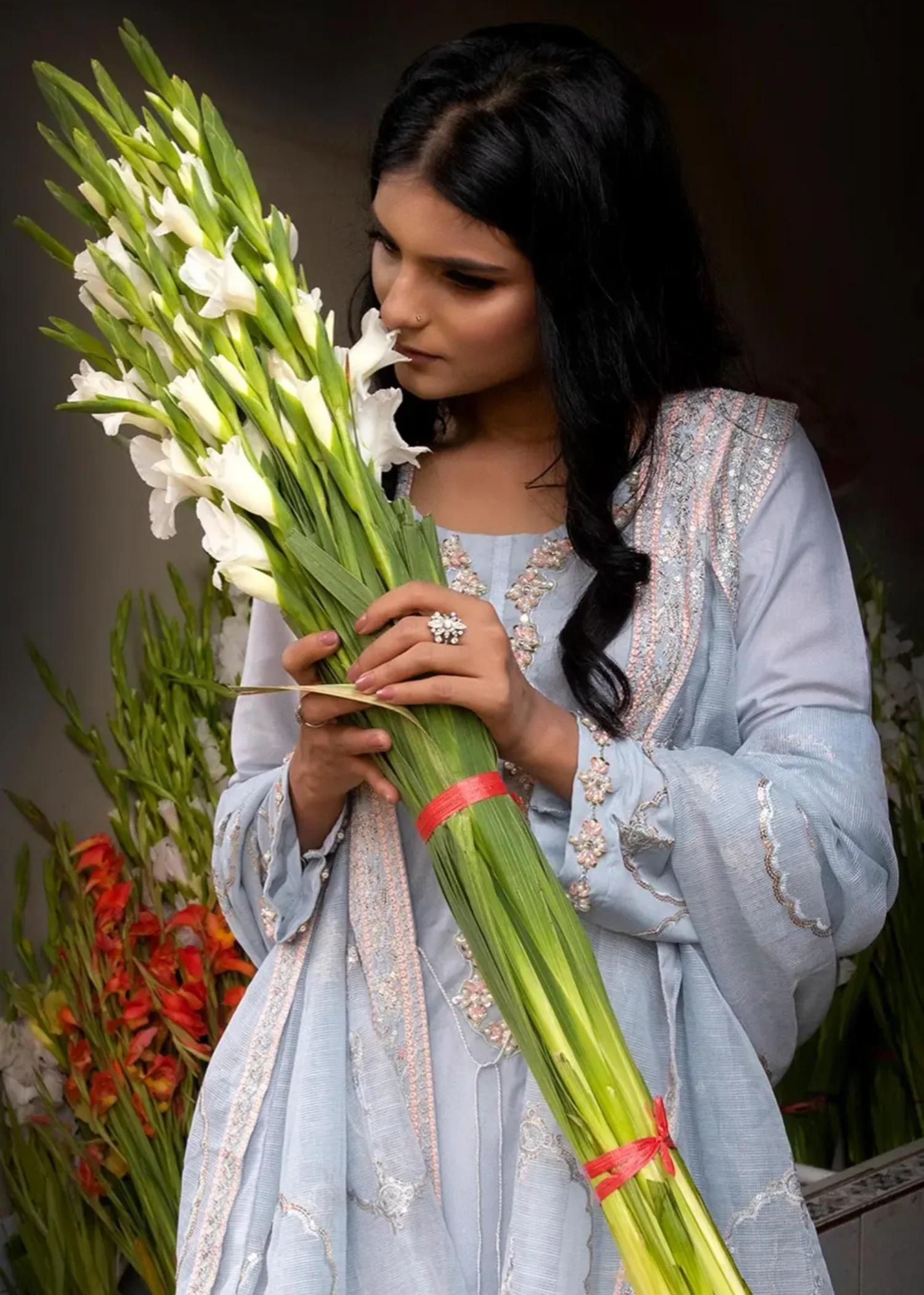 grip Gown in Sky blue - view 5