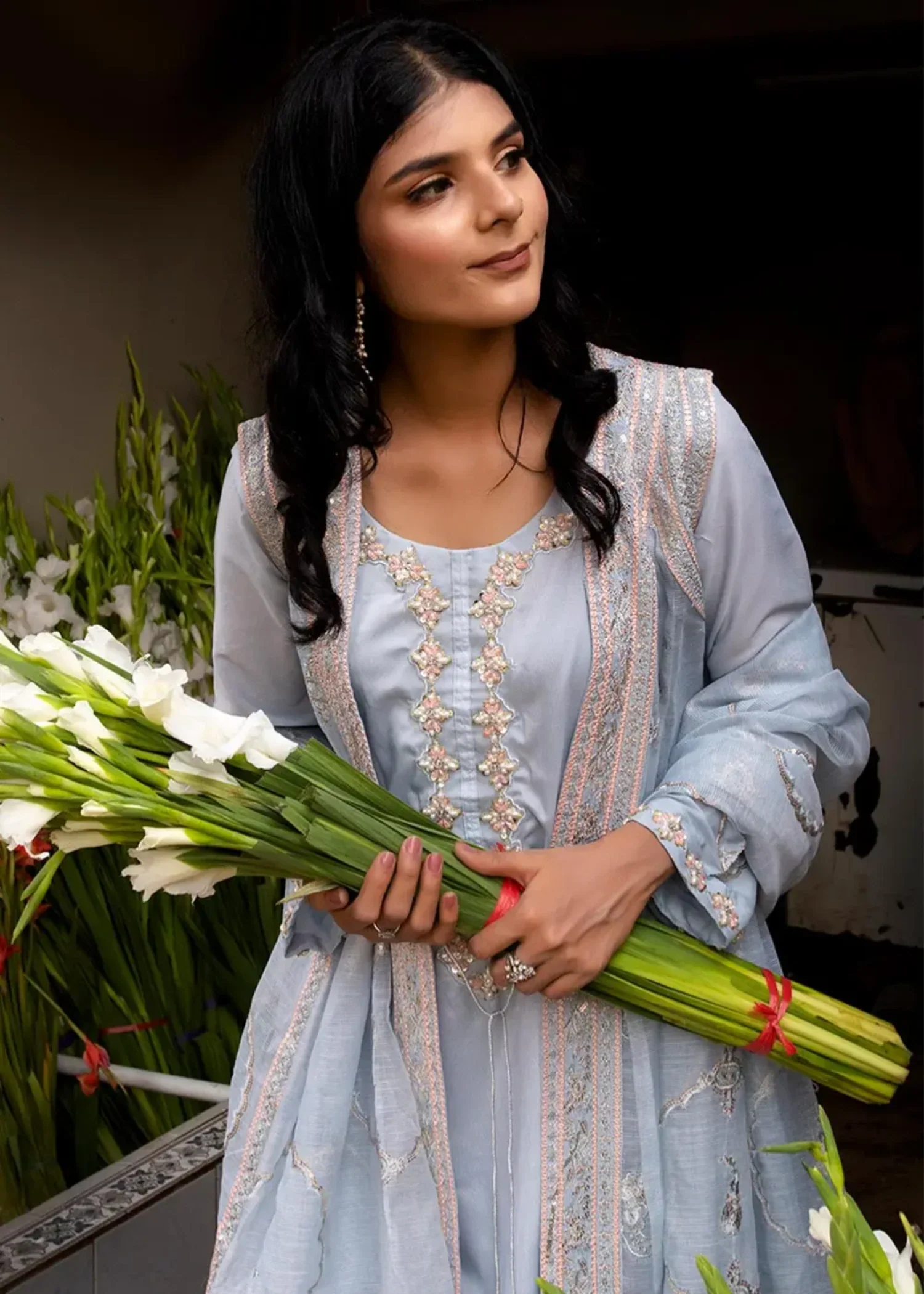 grip Gown in Sky blue - view 4