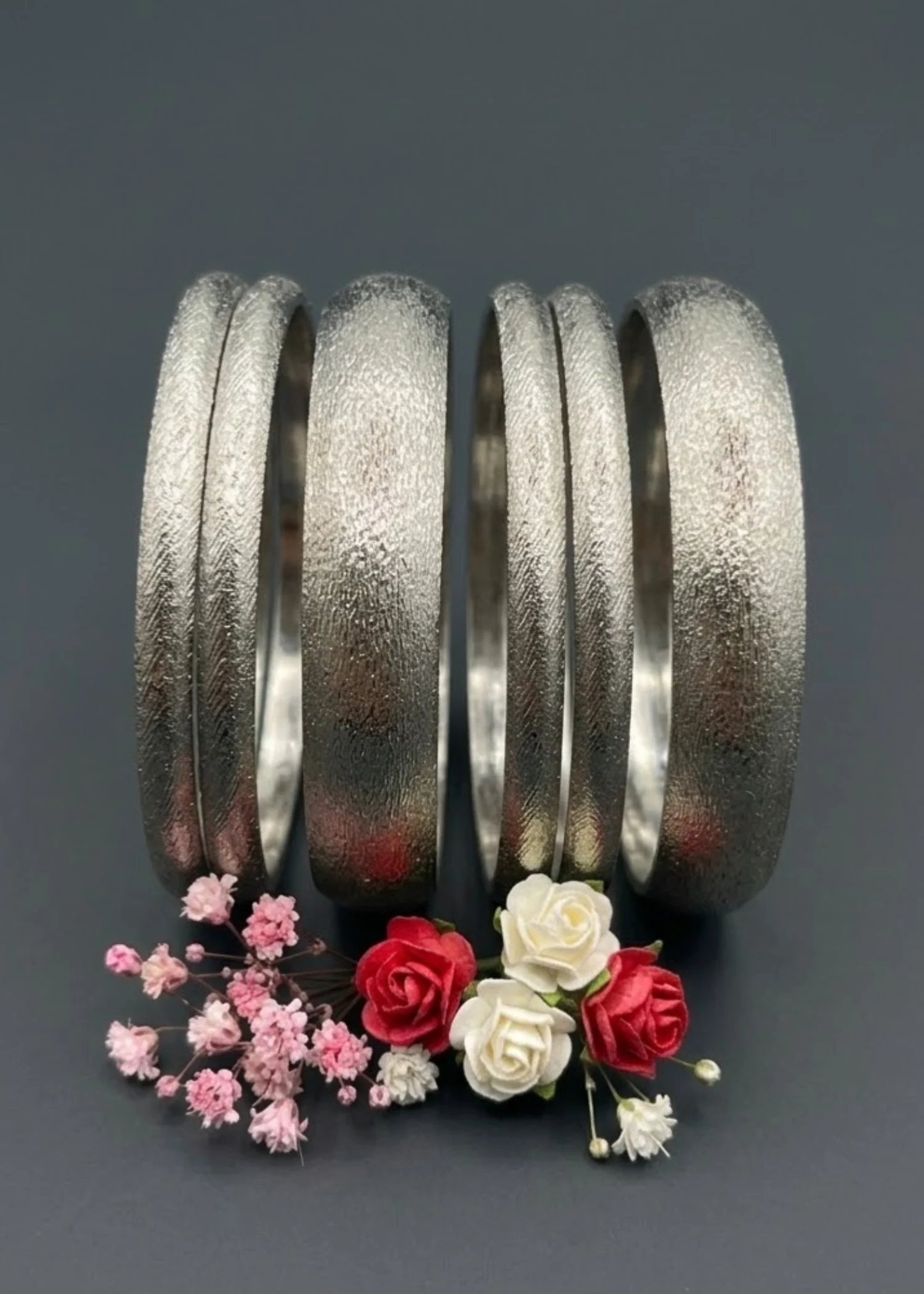 Bangles in Silver Color by - Trendy Women Bangles MXG1491 - view 4