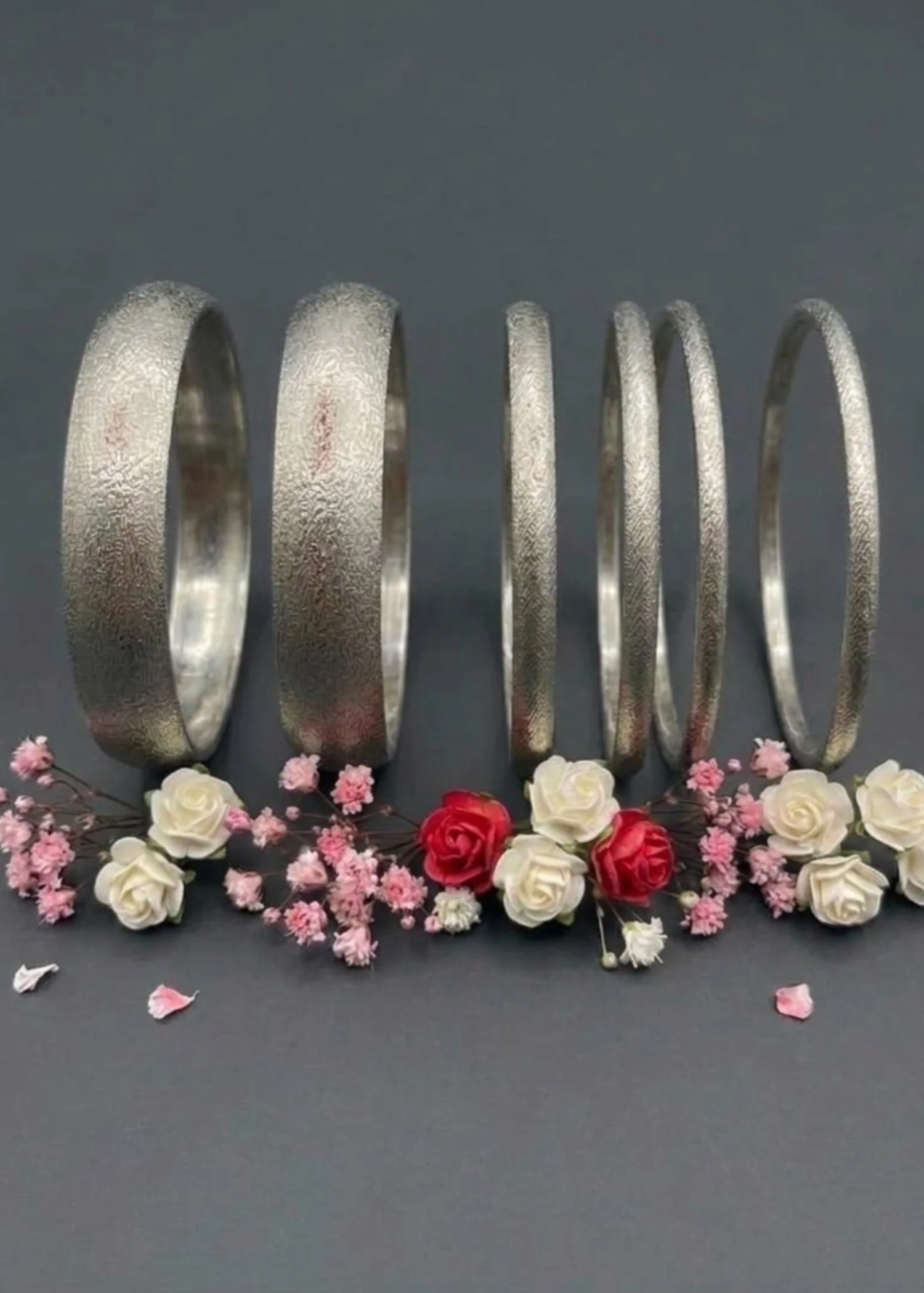 Bangles in Silver Color by - Trendy Women Bangles MXG1491 - view 3