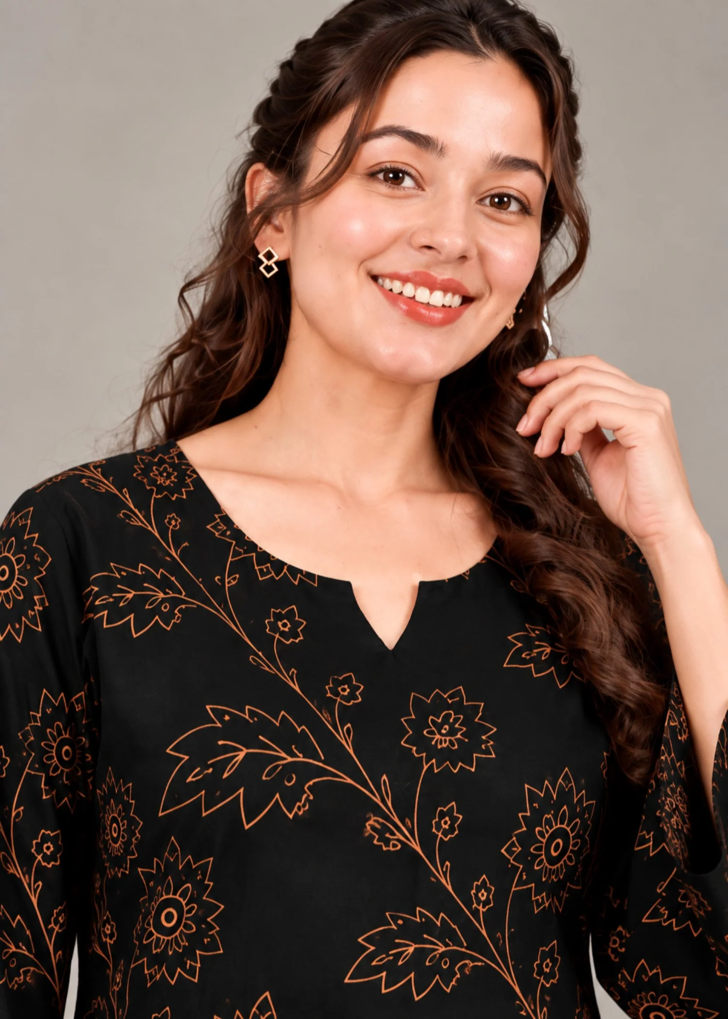 linen Co Ord Sets in Black - view 2