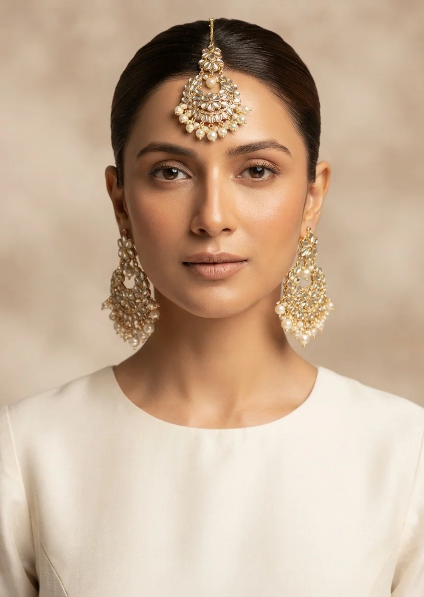 Jewelry Set in Gold, white Color by - Trendy Women Jewelry Set EGY6730 - jewelry sets for women at ShoplyHub