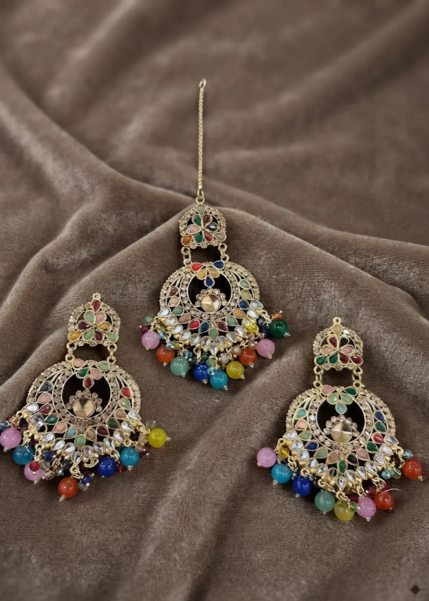 Jewelry Set in Gold, multi Color by - Trendy Women Jewelry Set MXV5457 - view 2