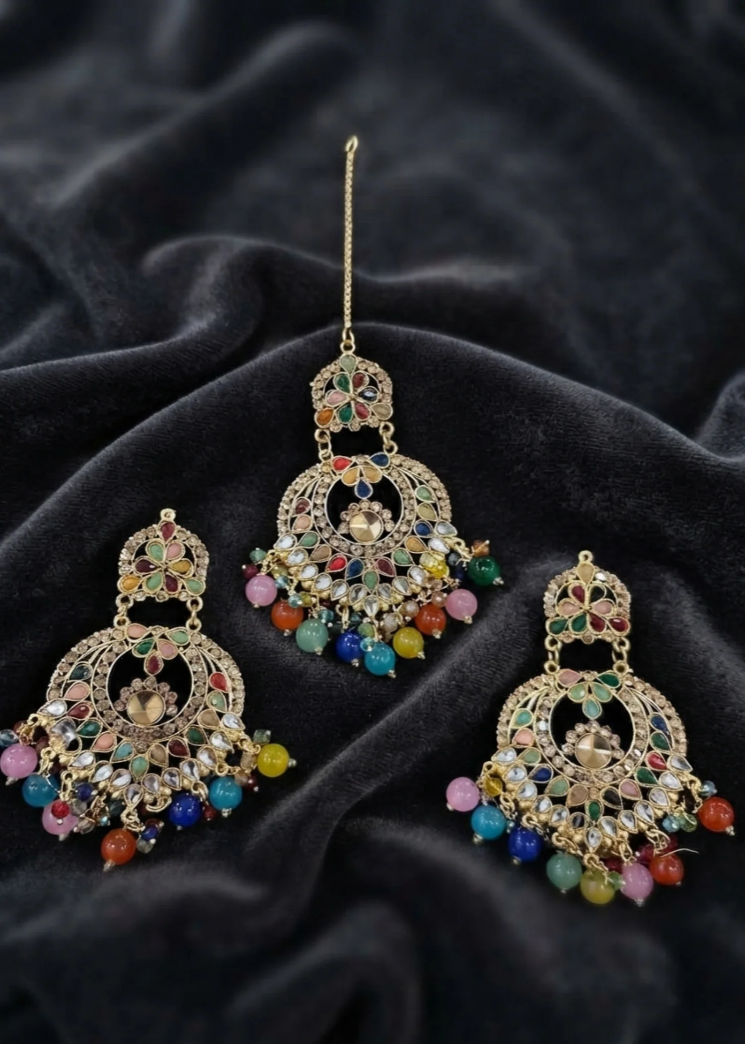 Jewelry Set in Gold, multi Color by - Trendy Women Jewelry Set MXV5457 - view 4