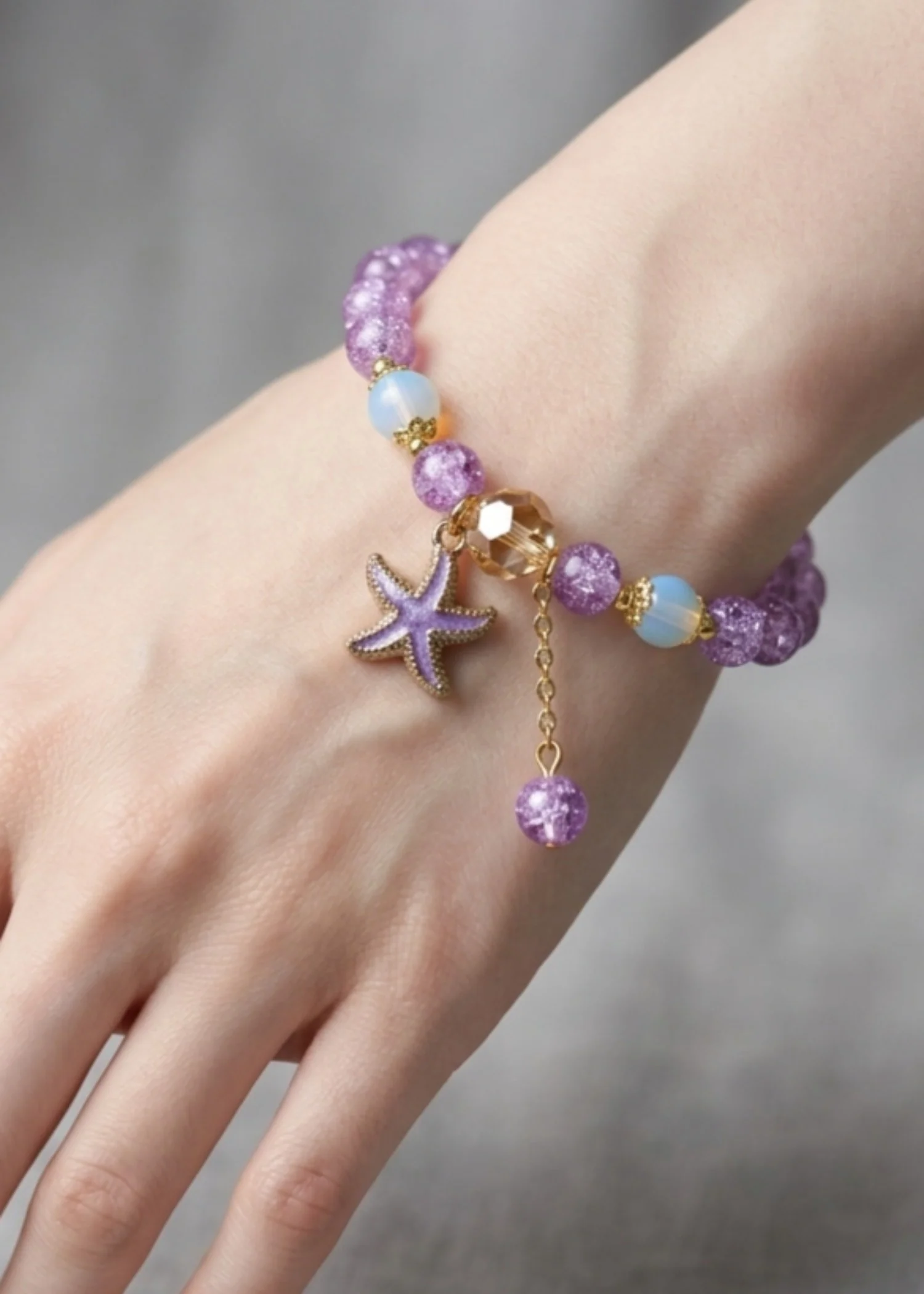 Bracelet in Purple mountain majesty Color by - Trendy Women Bracelet SOH5499 - view 3