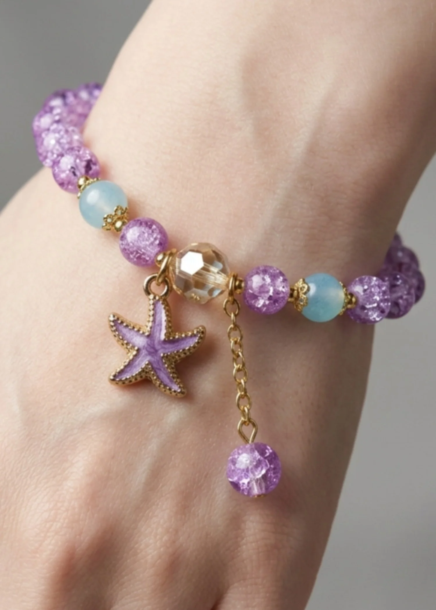 Bracelet in Purple mountain majesty Color by - Trendy Women Bracelet SOH5499 - view 4