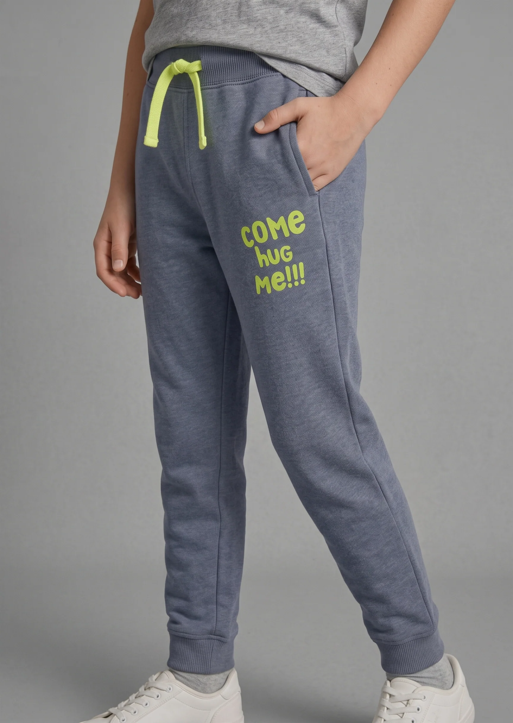 fleece Trousers in Steel blue - view 2