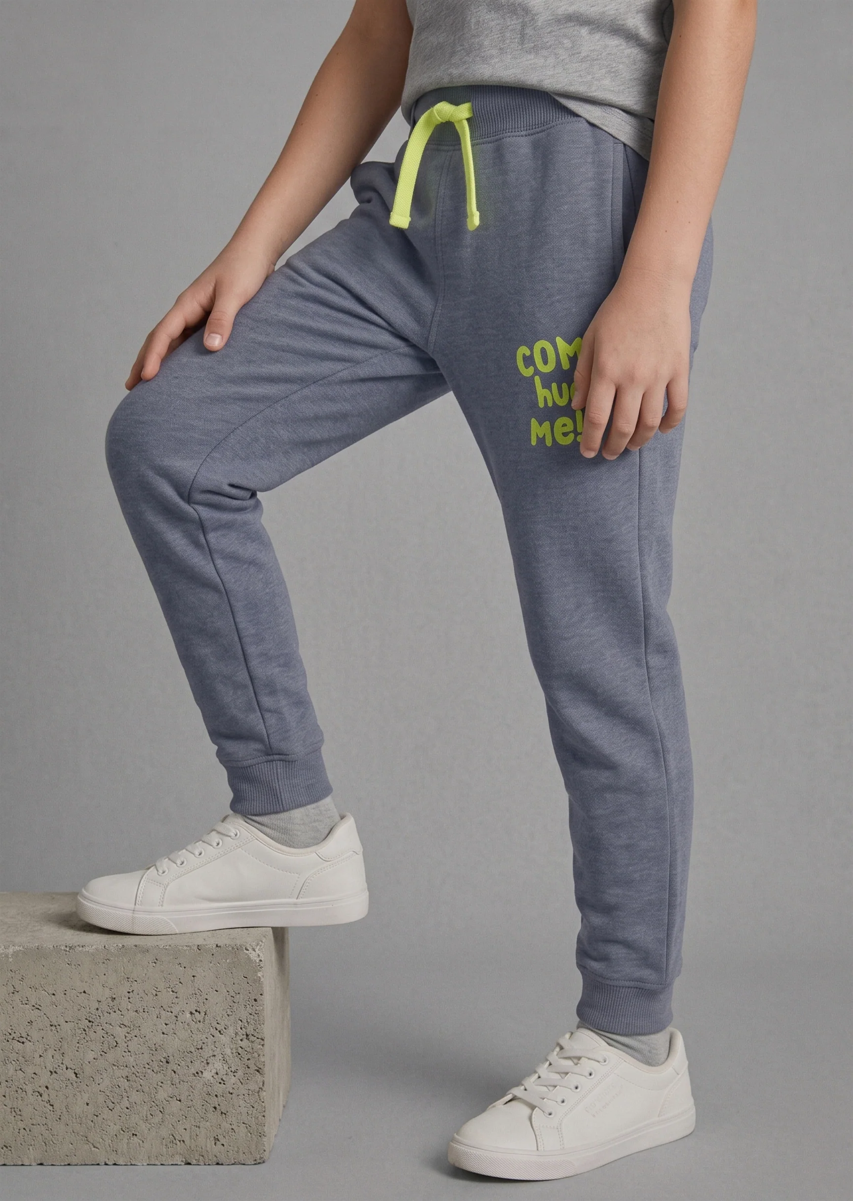 fleece Trousers in Steel blue - view 3
