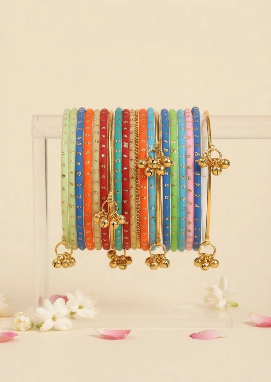 Bangles in Multi Color by - Trendy Women Bangles SCW2029 - view 4