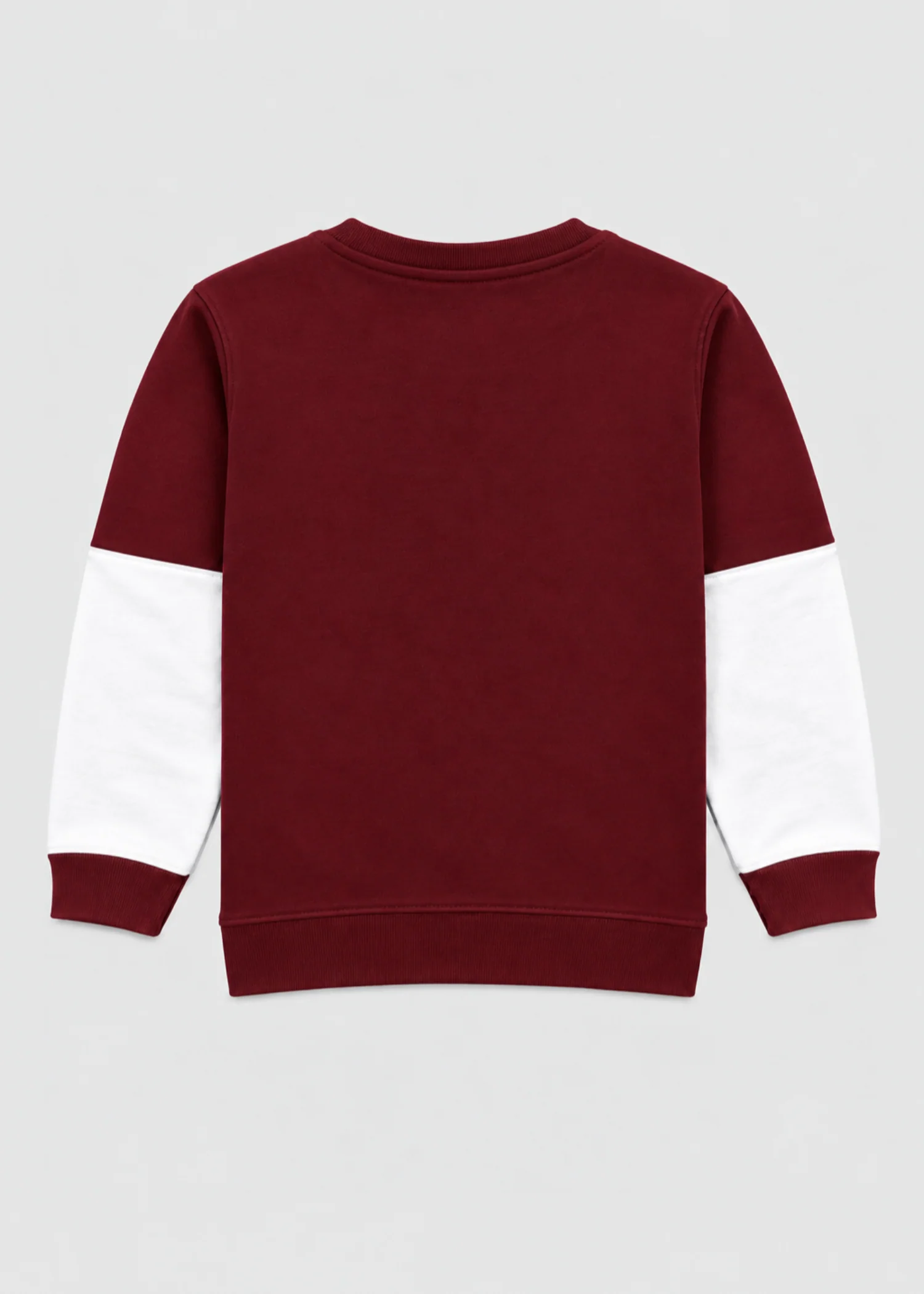 fleece Sweatshirt in Burgundy - view 2