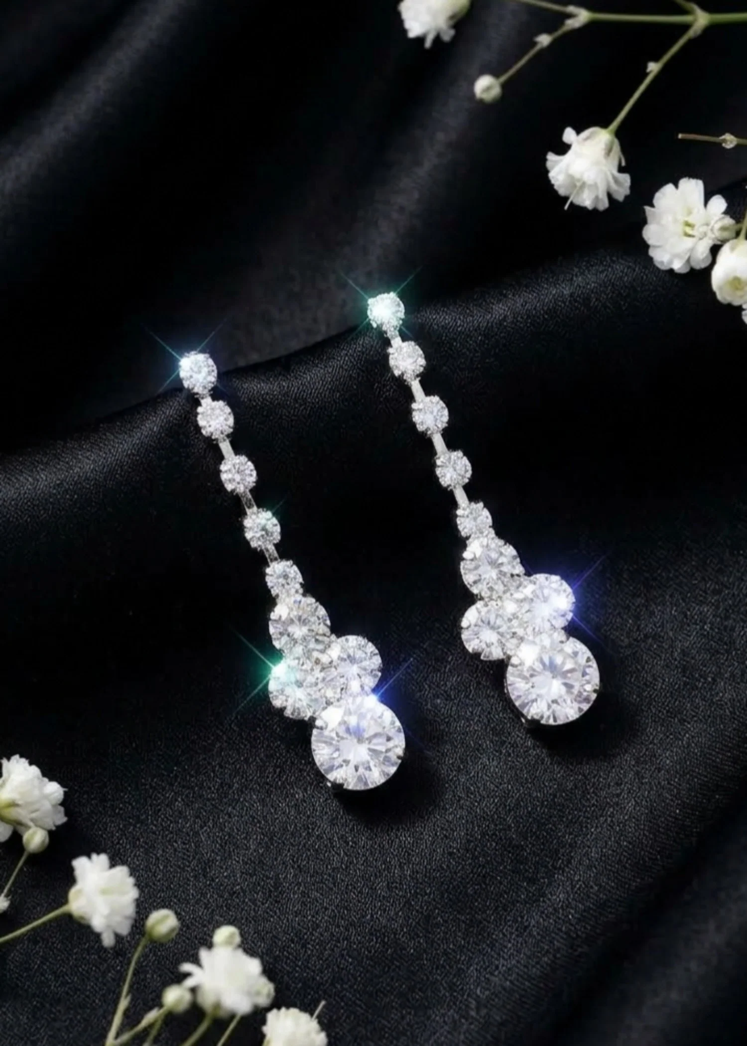 Jewelry Set in Silver Color by - Trendy Women Jewelry Set SRY9364 - view 3