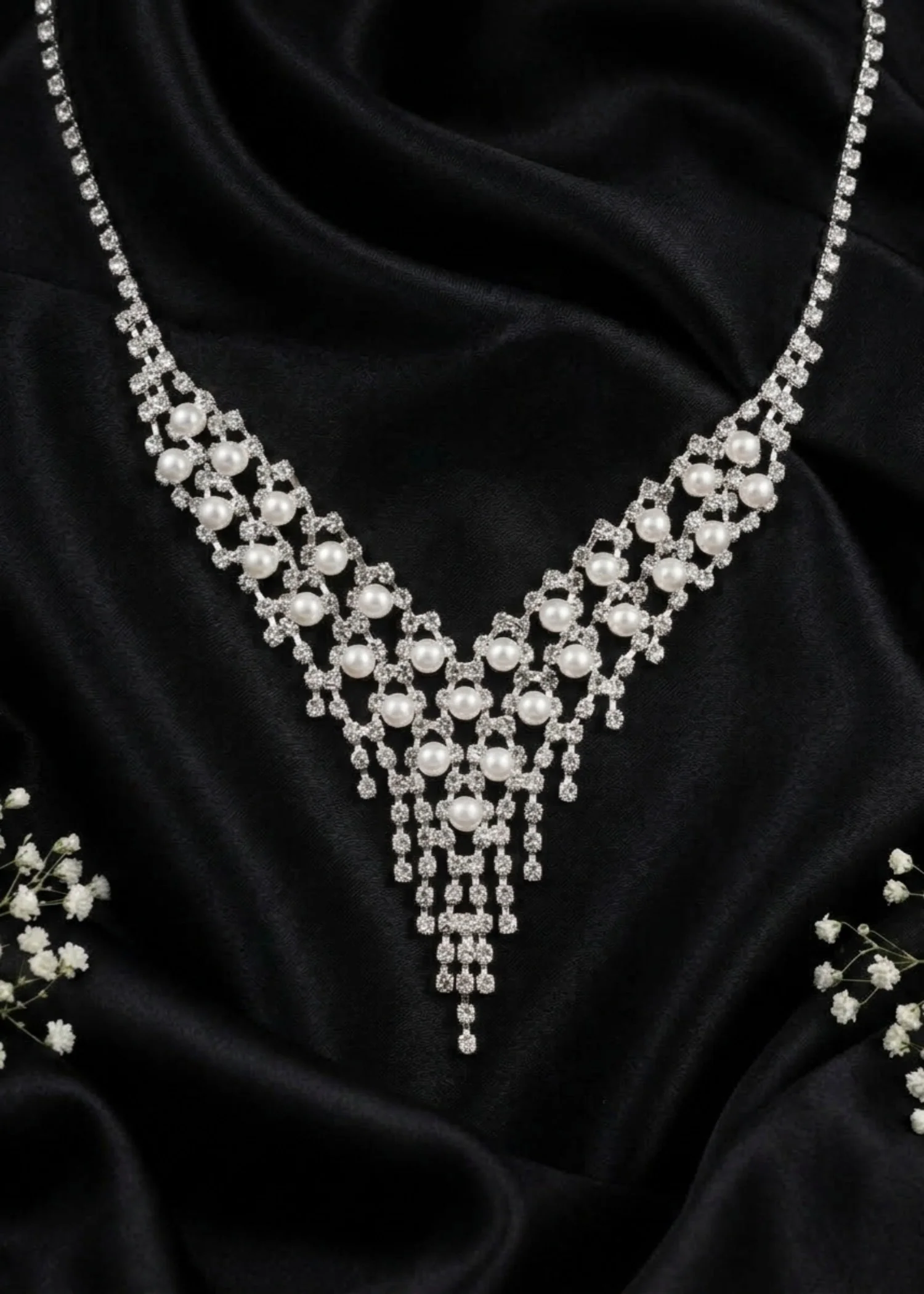 Jewelry Set in Silver Color by - Trendy Women Jewelry Set MYY9150 - view 2