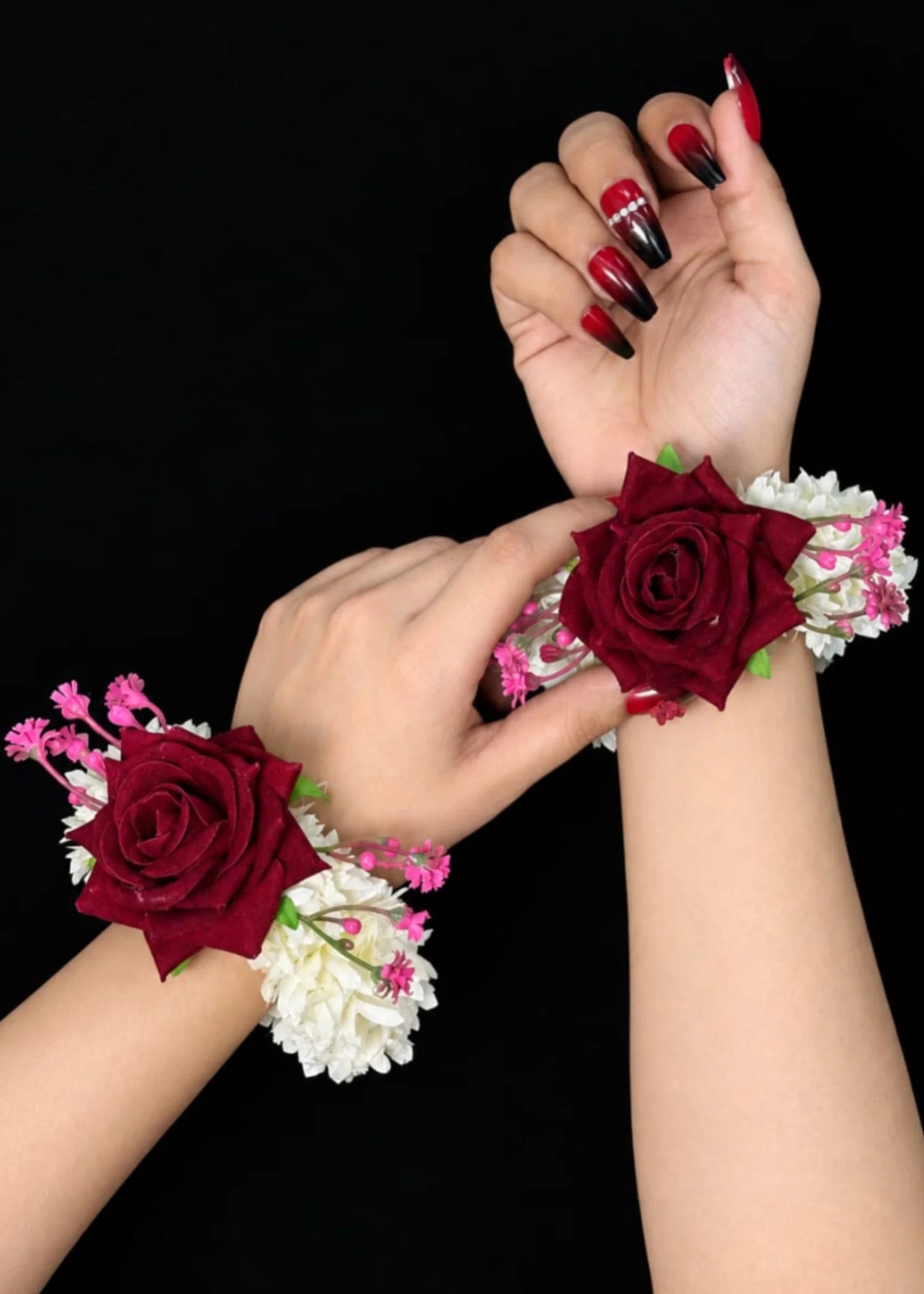 Bangles in Maroon Color by - Trendy Women Bangles HRQ5787