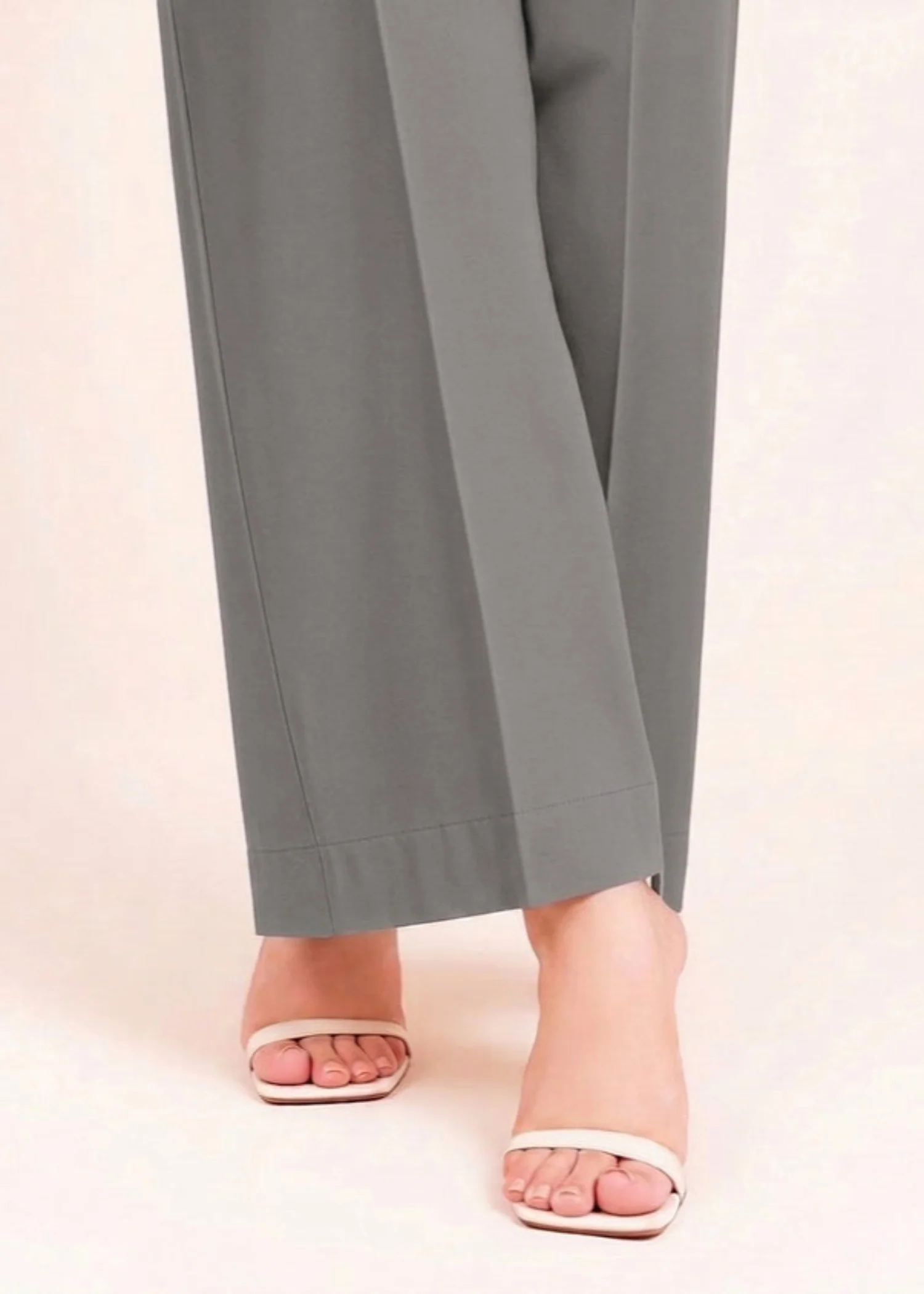 cotton Trousers in Dark grey - view 3