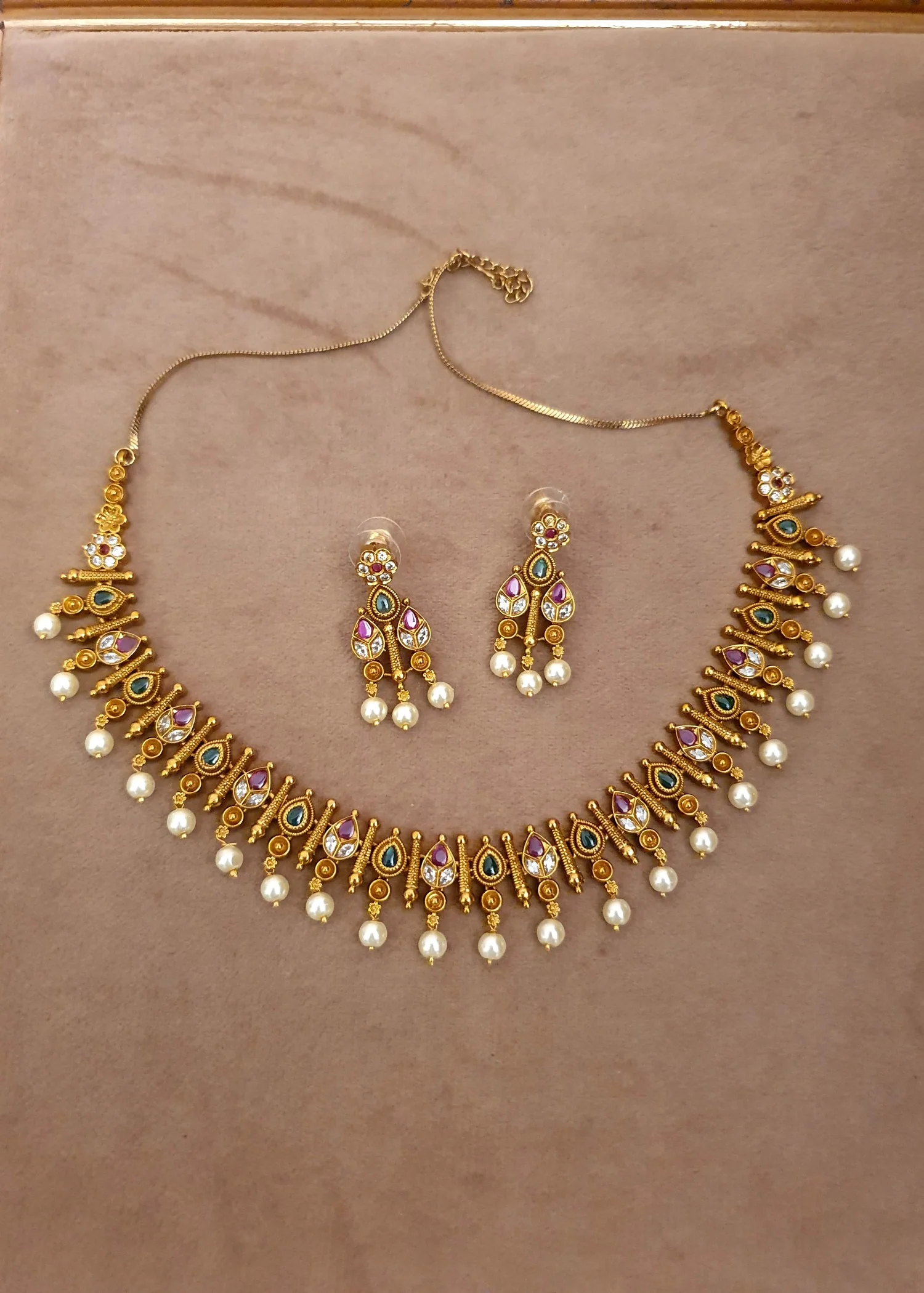 Jewelry Set in Multi Color by - Trendy Women Jewelry Set ZCK0882 - view 3