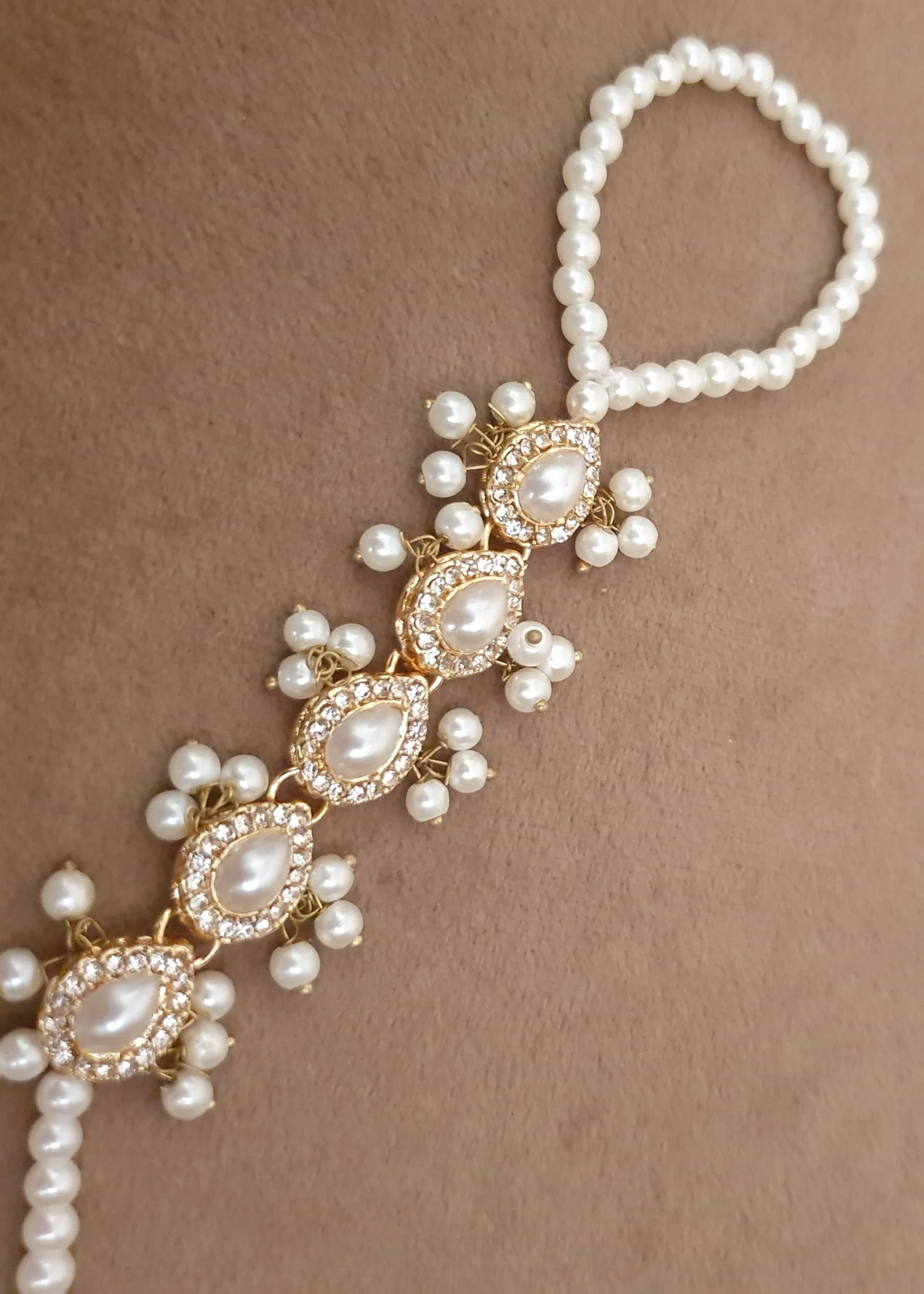 Bracelet in Pearl white Color by - Trendy Women Bracelet PIZ1261 - view 2