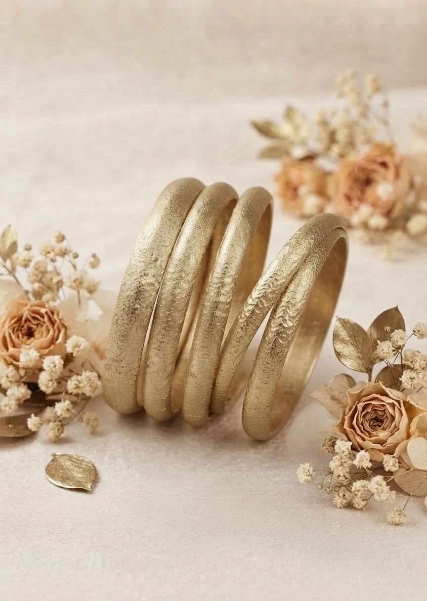 Bangles in Golden brown Color by - Trendy Women Bangles HSE5677 - view 3