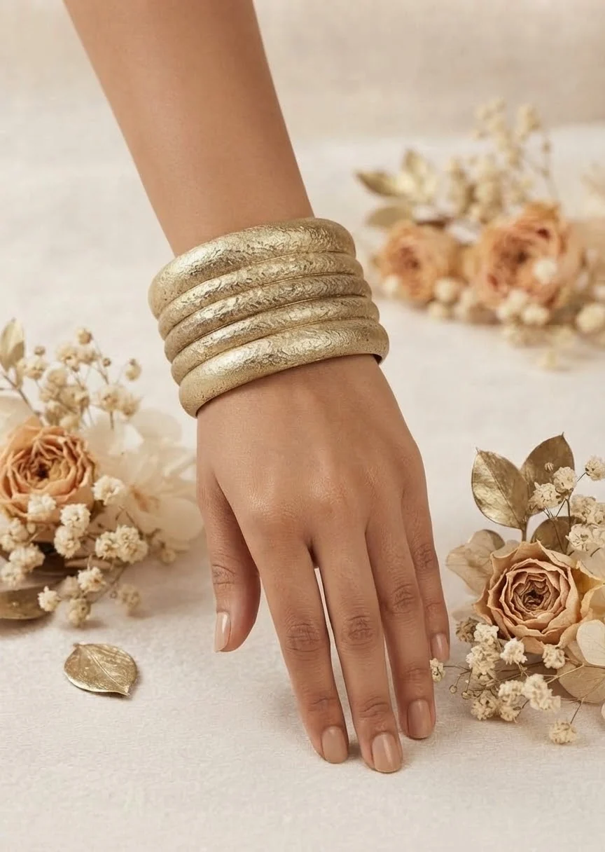 Bangles in Golden brown Color by - Trendy Women Bangles HSE5677 - view 4
