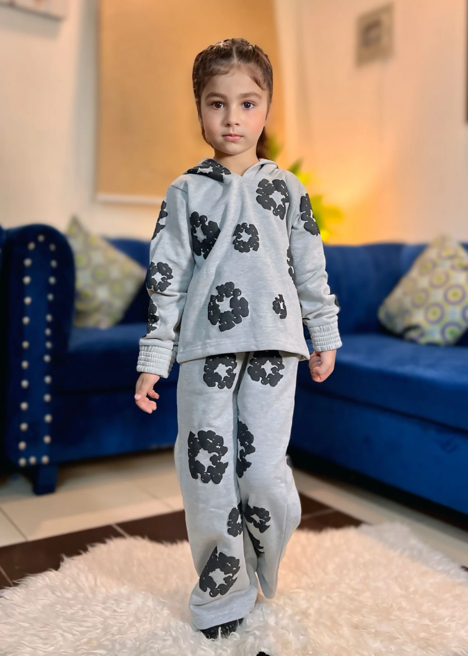 fleece Tracksuit in Grey - view 8