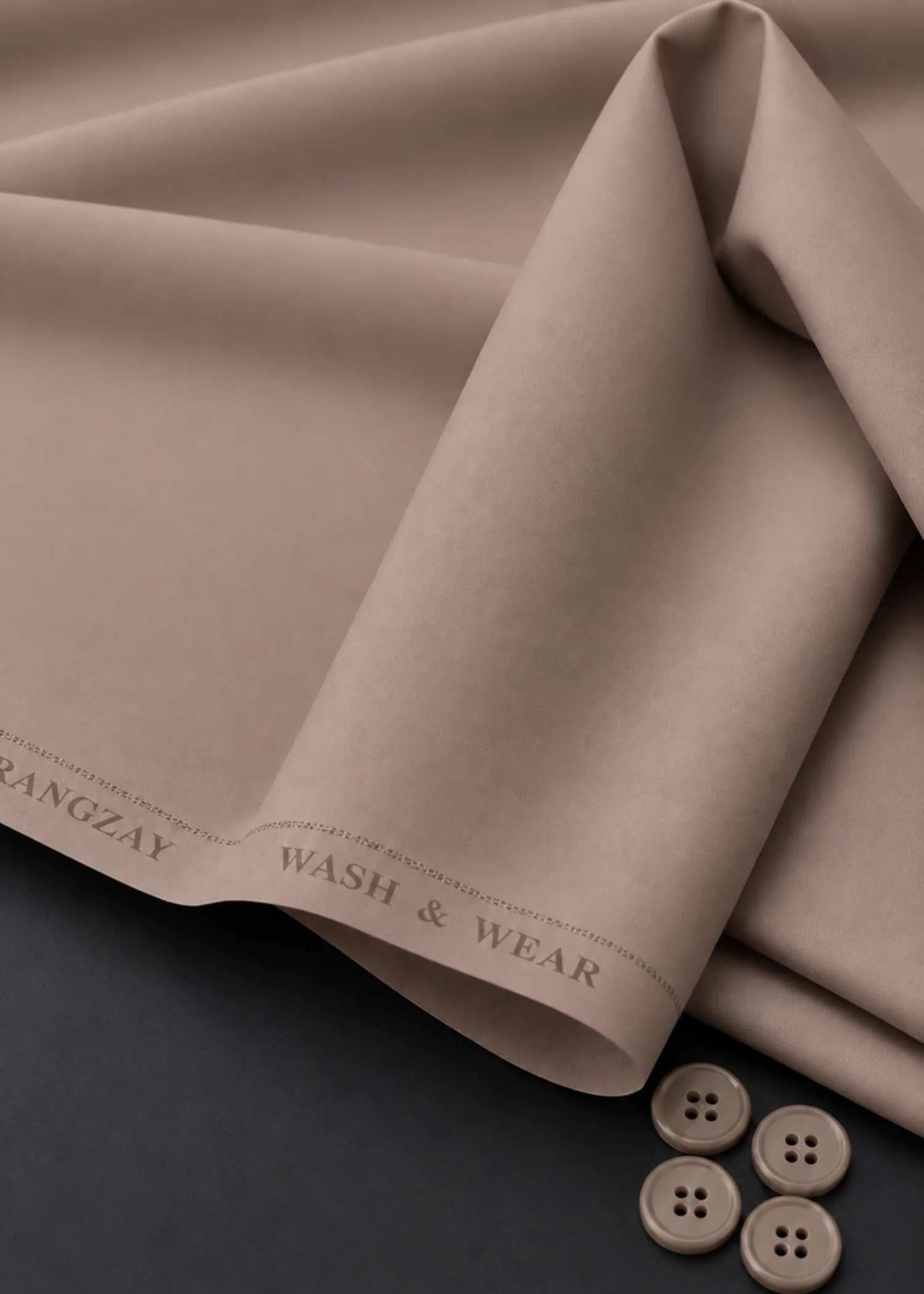 wash & wear Unstitched in Mauve - view 3