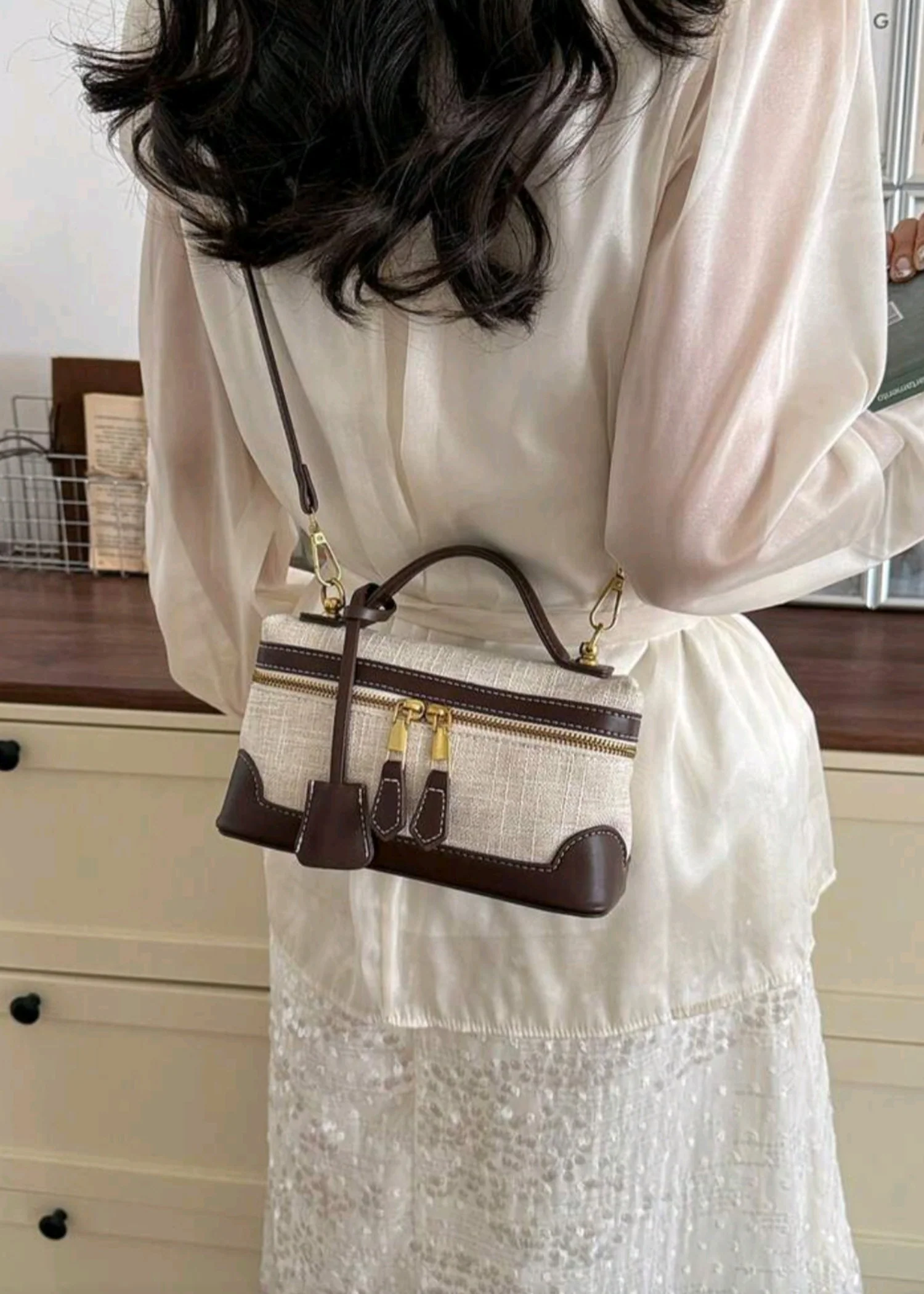 Hand Bag in Coffee brown Color by - Trendy Women Hand Bag XZB3311 - view 4