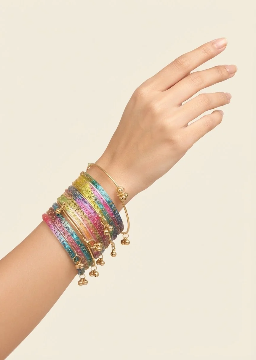 Bangles in Multi Color by - Trendy Women Bangles PVO4190