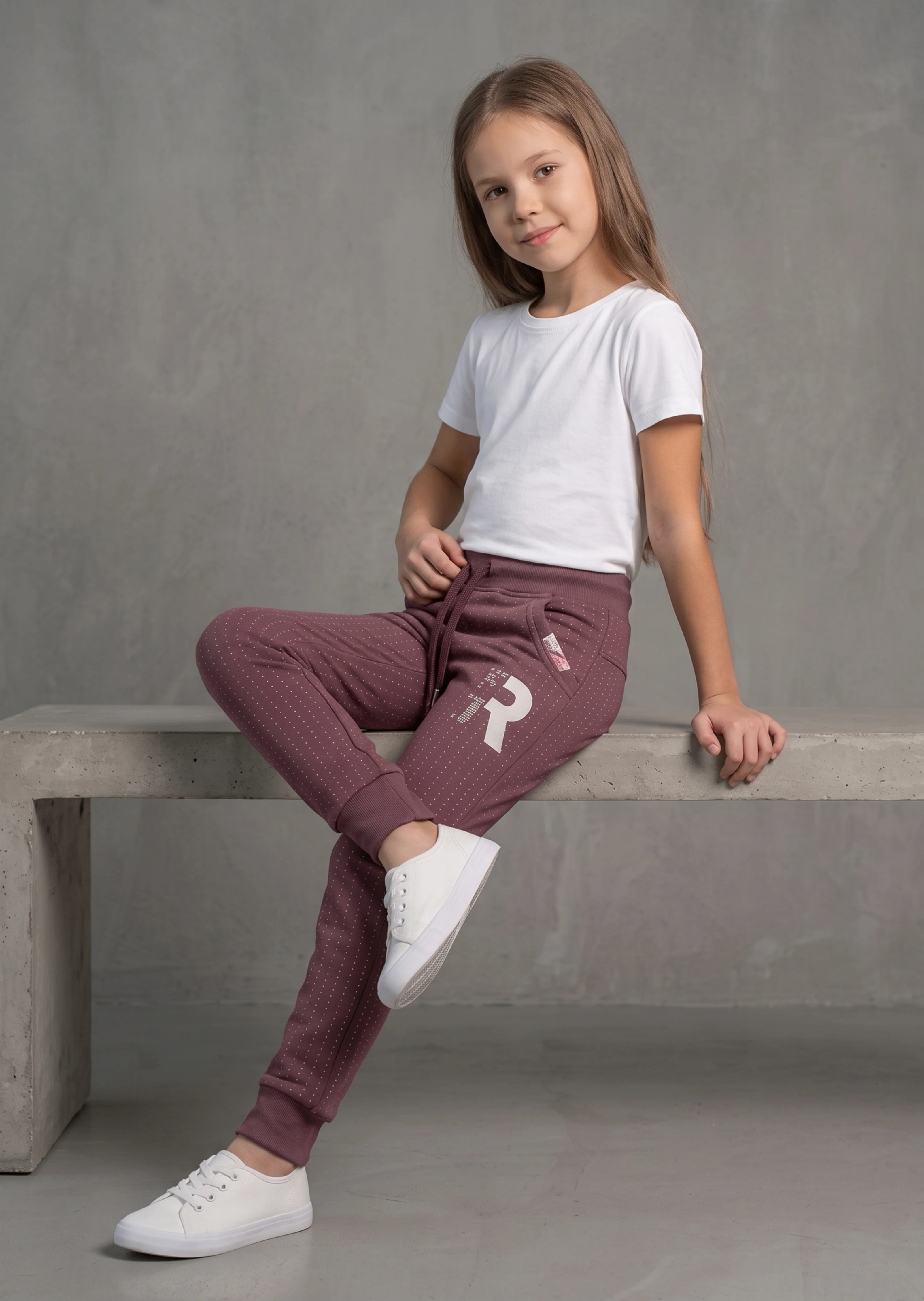 jersey knit Trousers in Espresso brown