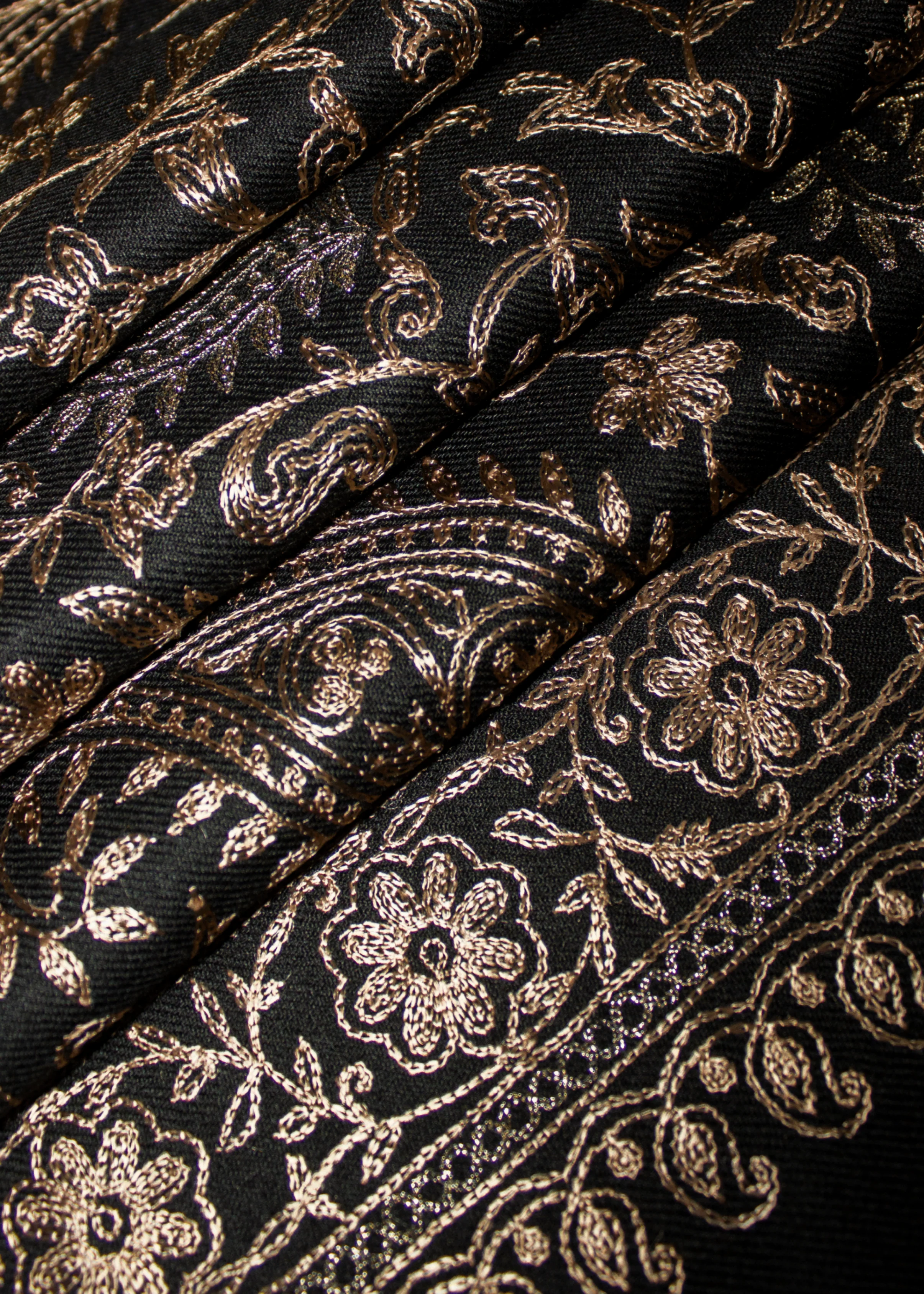 Shawl in Black Color by - Trendy Women Shawl YNK2959 - view 4