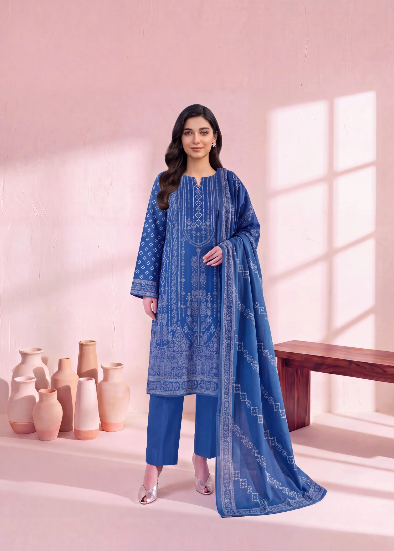 marina Unstitched in Blue