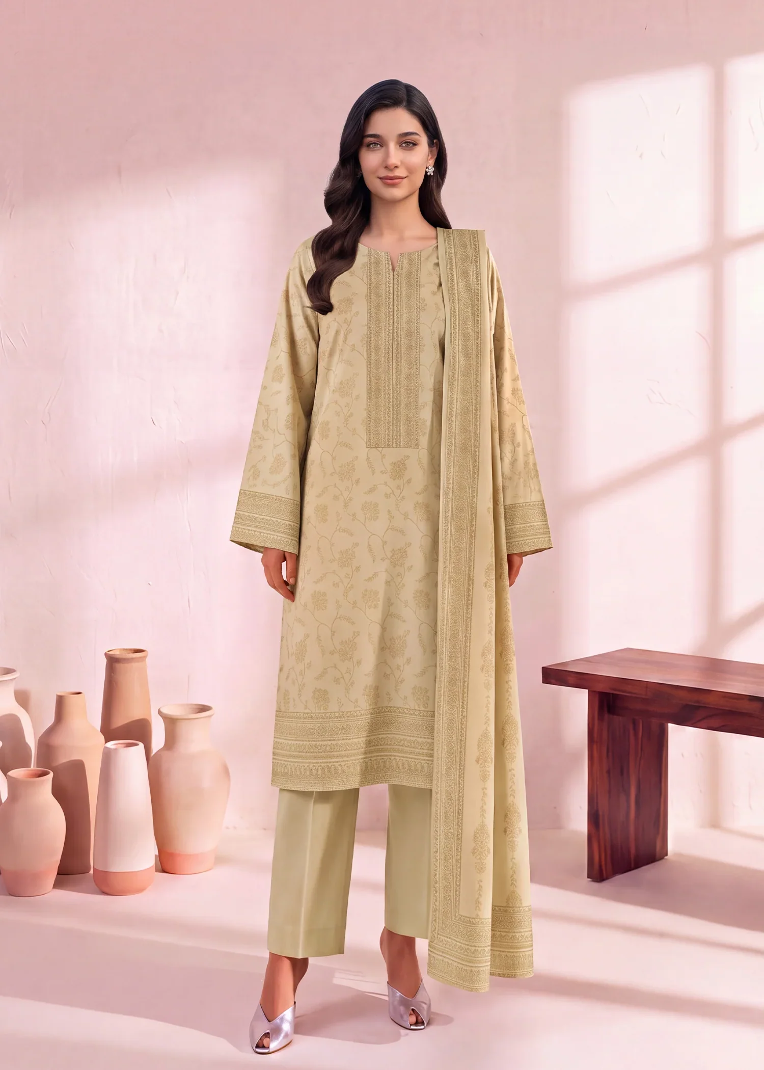 marina Unstitched in Light yellow