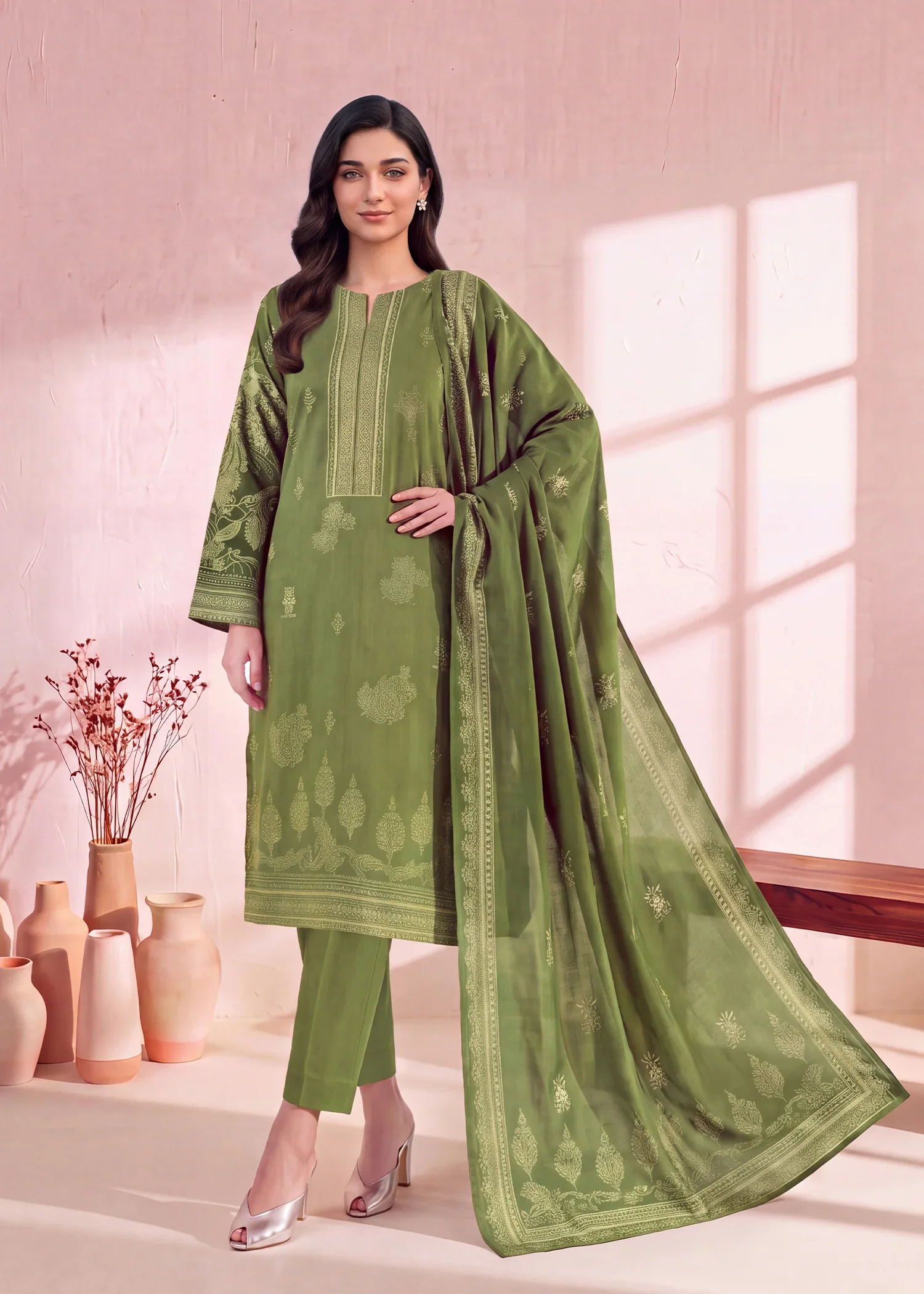 marina Unstitched in Green